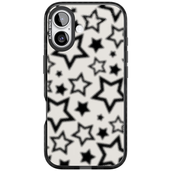 Black Halftone Stars