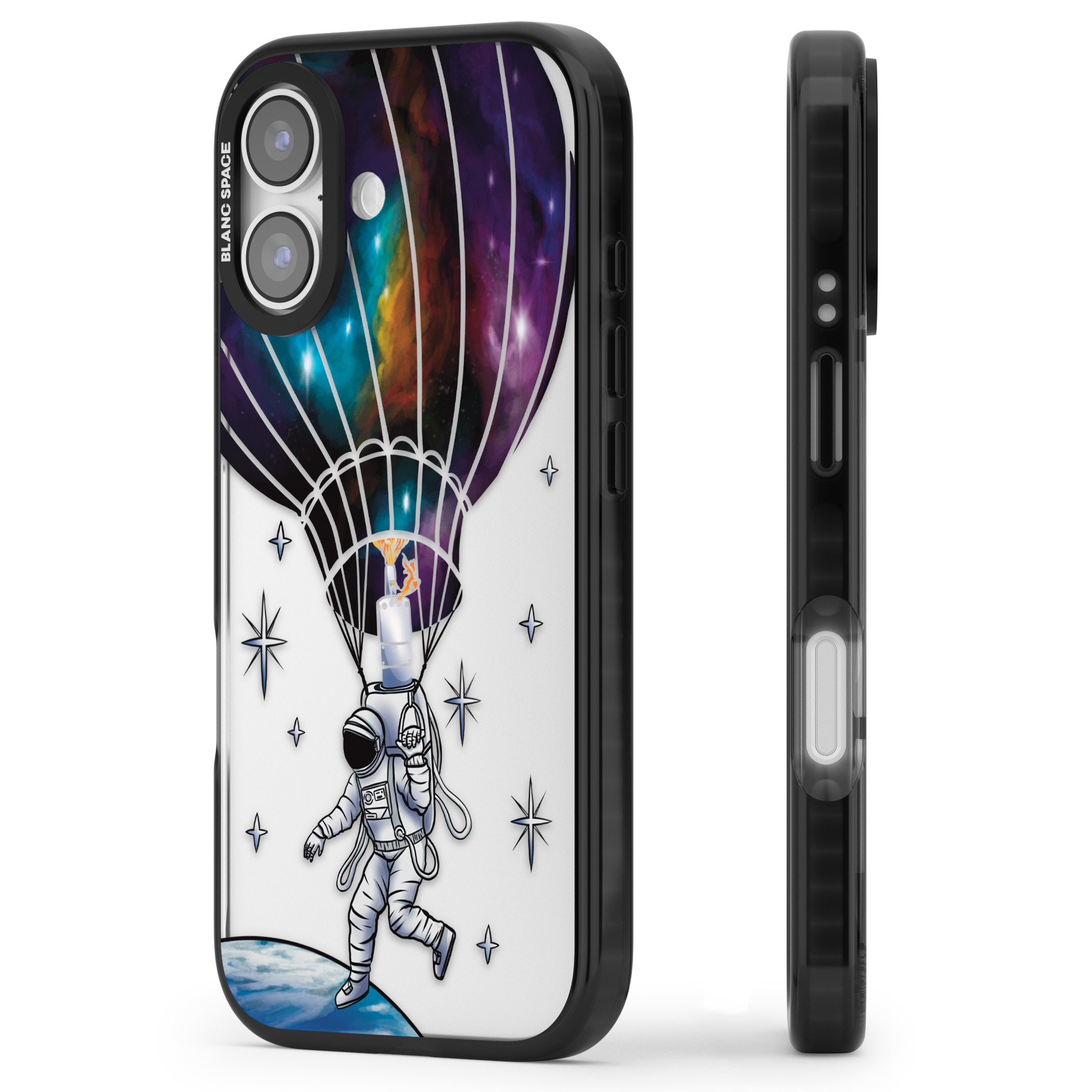 Solo Odyssey iPhone 17 Impact Black Phone Case Side Profile
