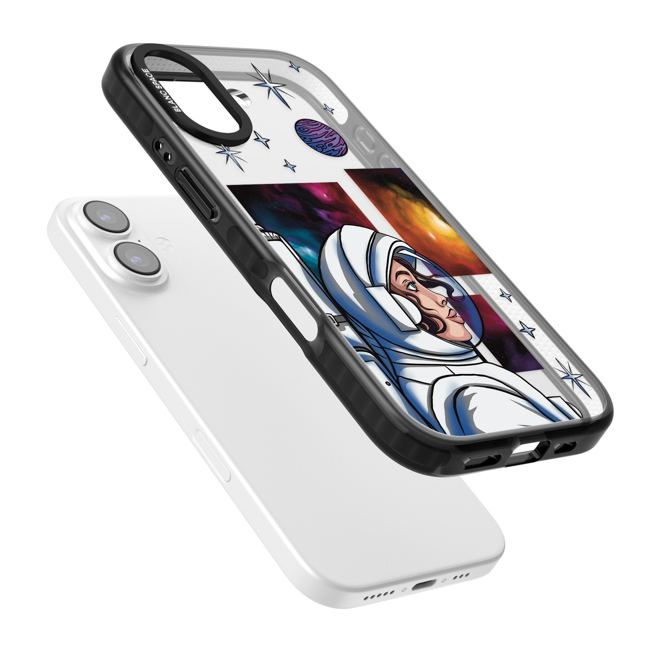 Cosmic Ambition iPhone 17 Impact Black Phone Case Colours