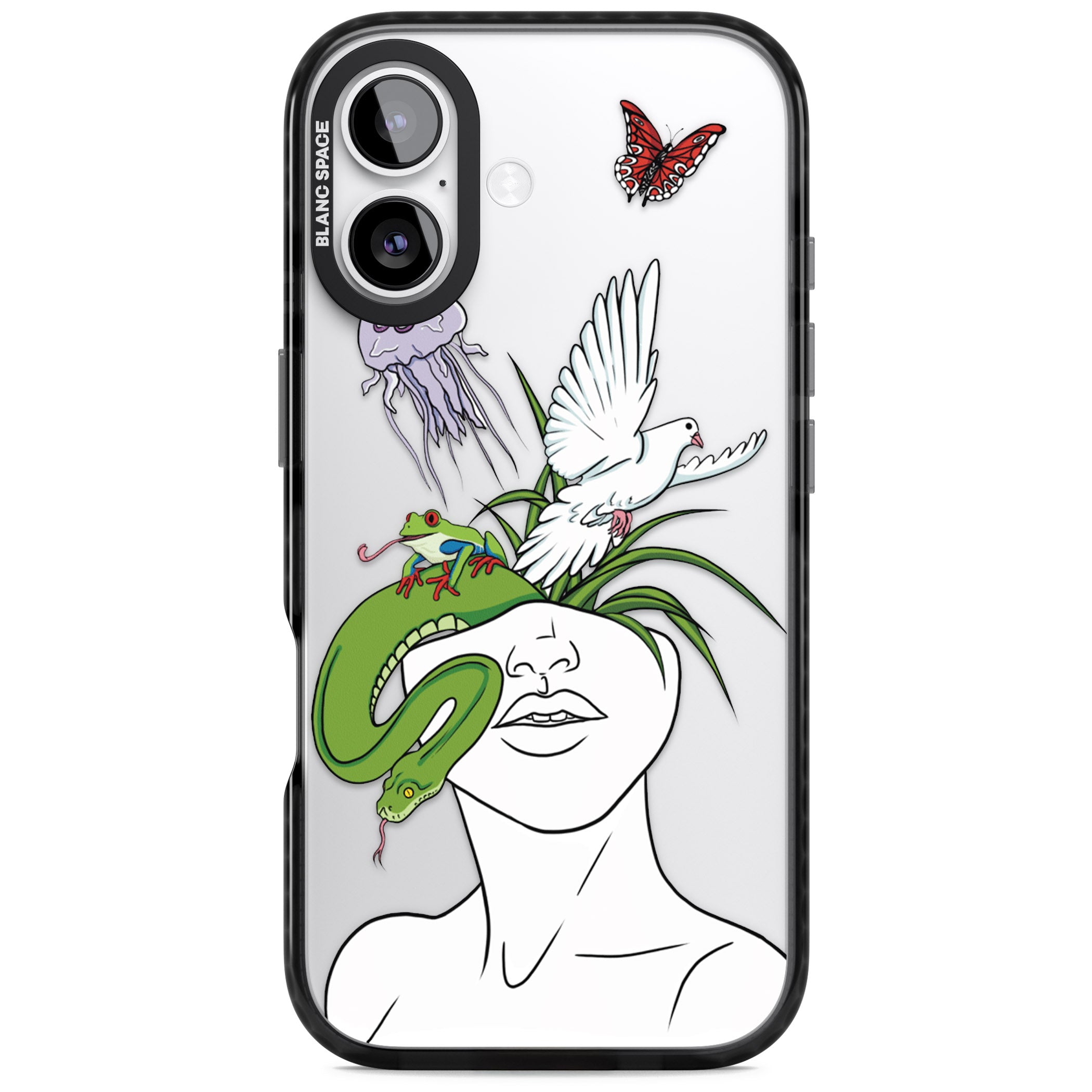 Wild Thoughts iPhone 17 Impact Black Phone Case