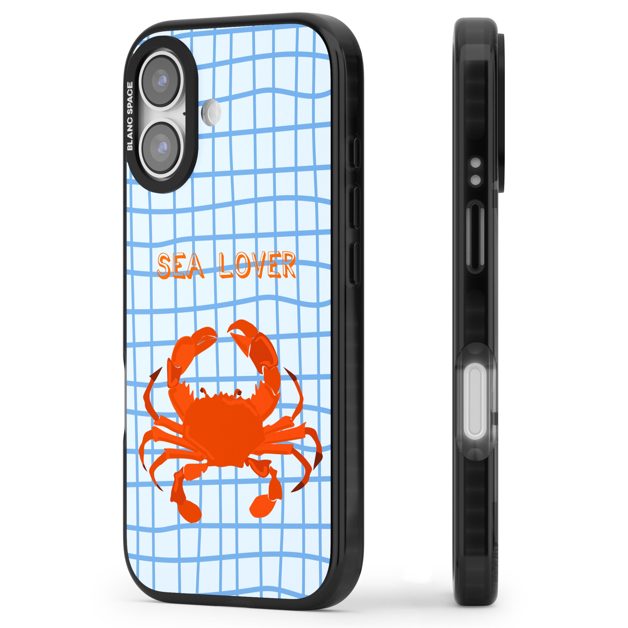Sea Lover iPhone 17 Impact Black Phone Case Side Profile