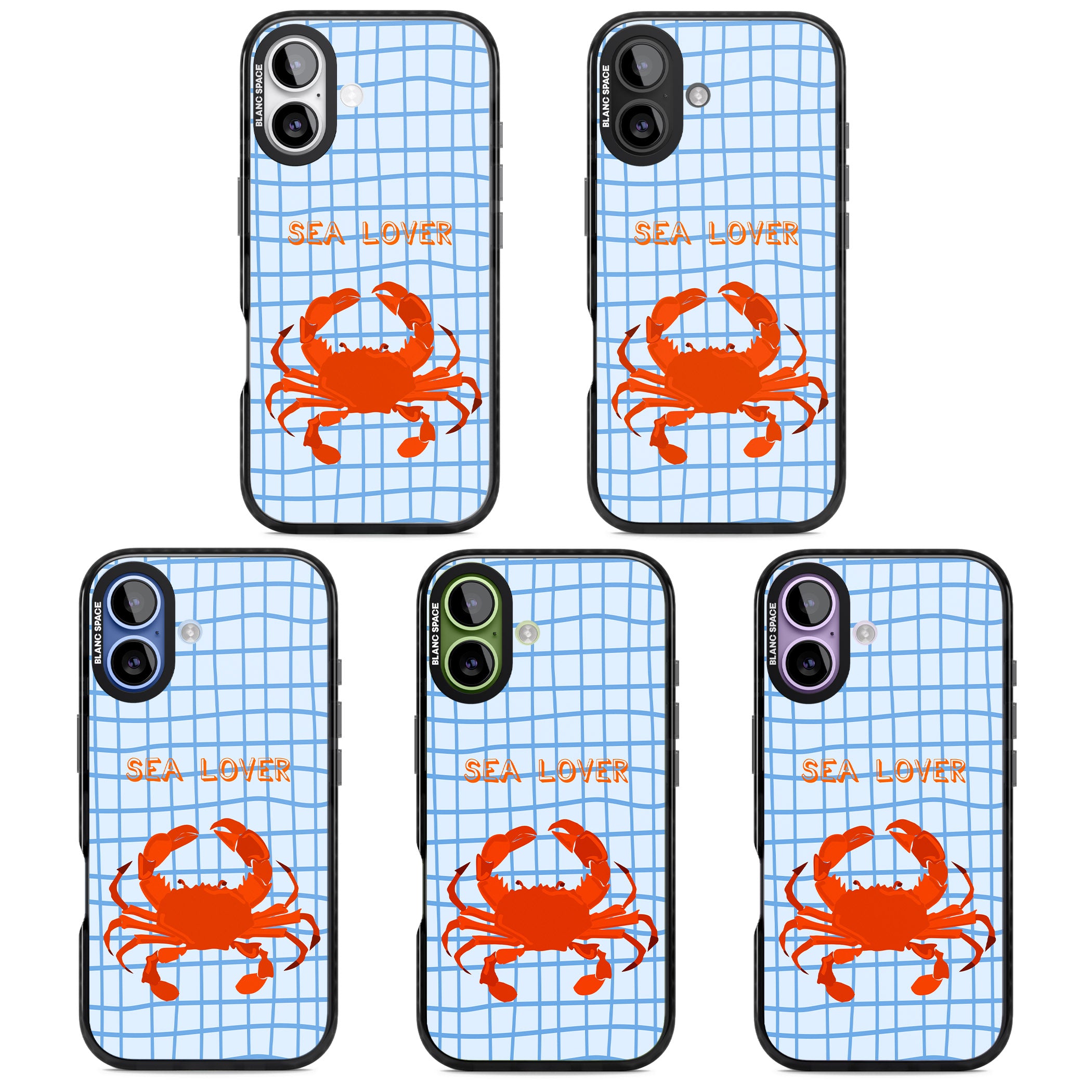 Sea Lover iPhone 17 Impact Black Phone Case APT Impact Protection