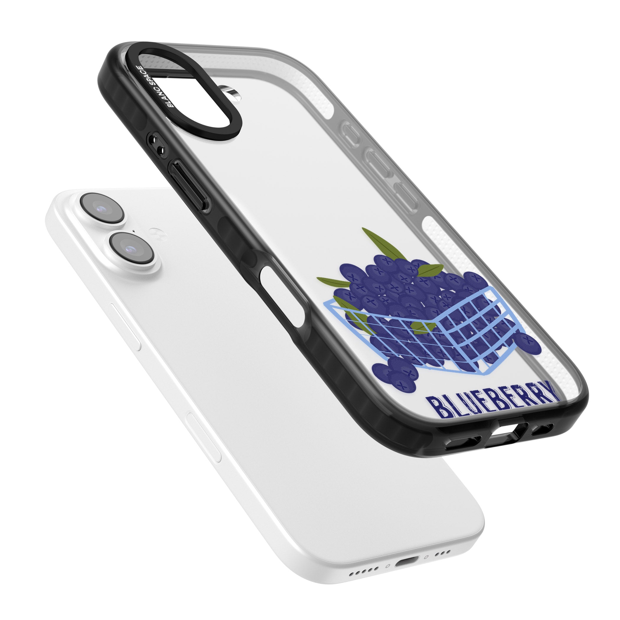 Blueberry Basket iPhone 17 Impact Black Phone Case Colours