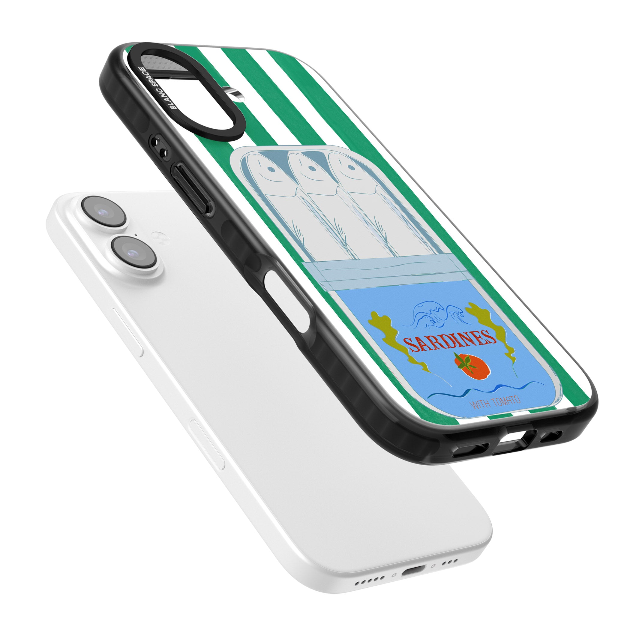 Italian Coastal Sardines iPhone 17 Impact Black Phone Case Colours