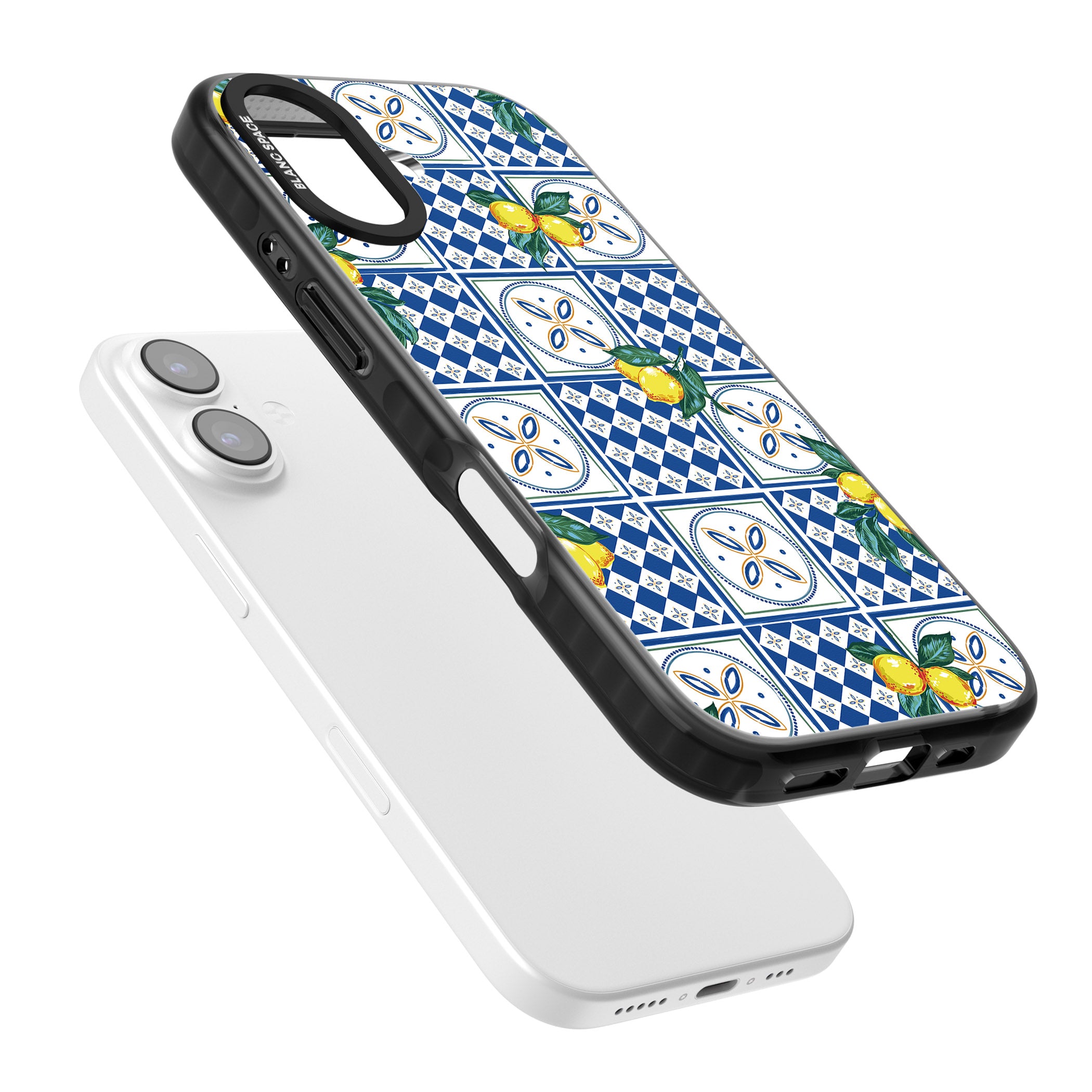 Lemon Tiles iPhone 17 Impact Black Phone Case Colours