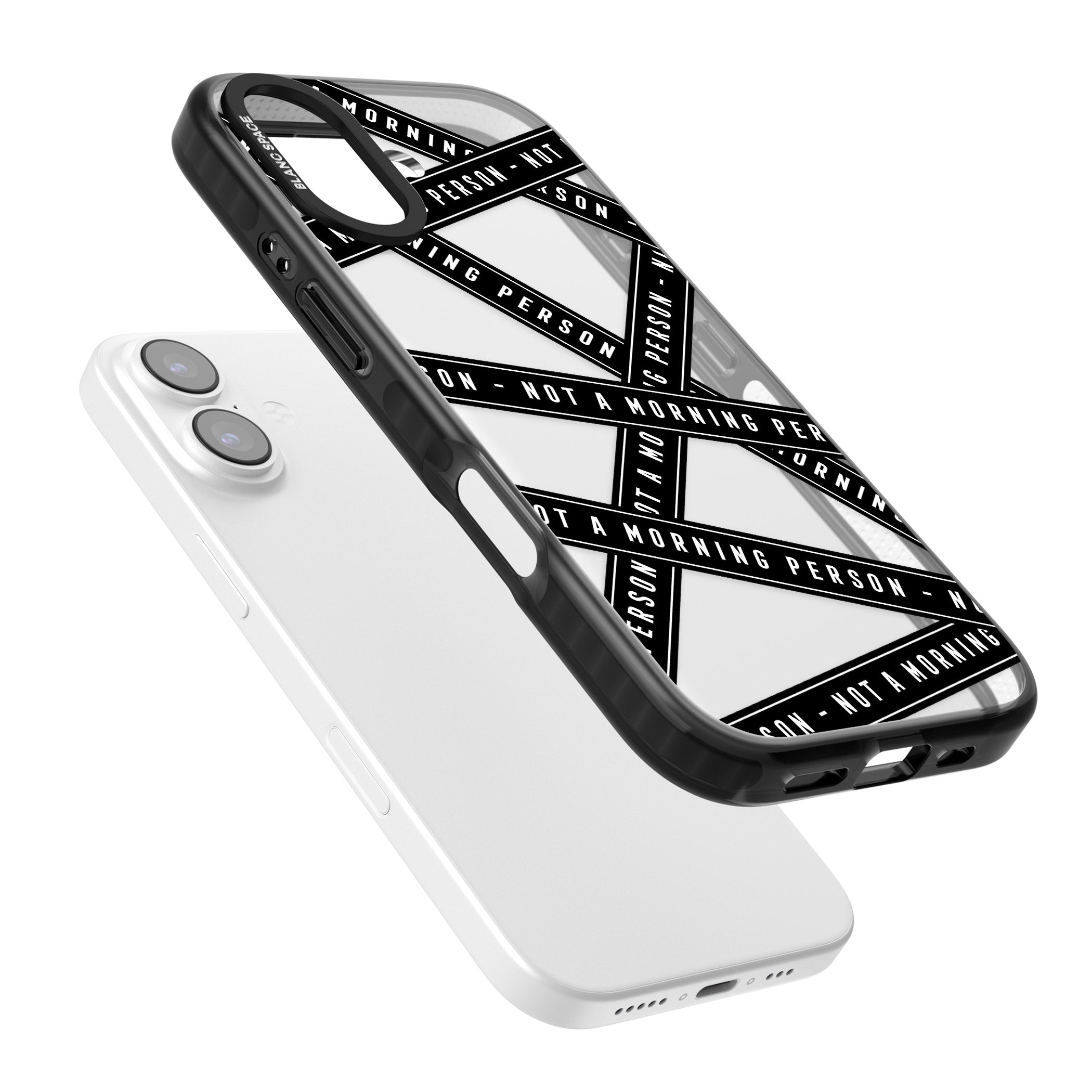 Not A Morning Person iPhone 17 Impact Black Phone Case Colours