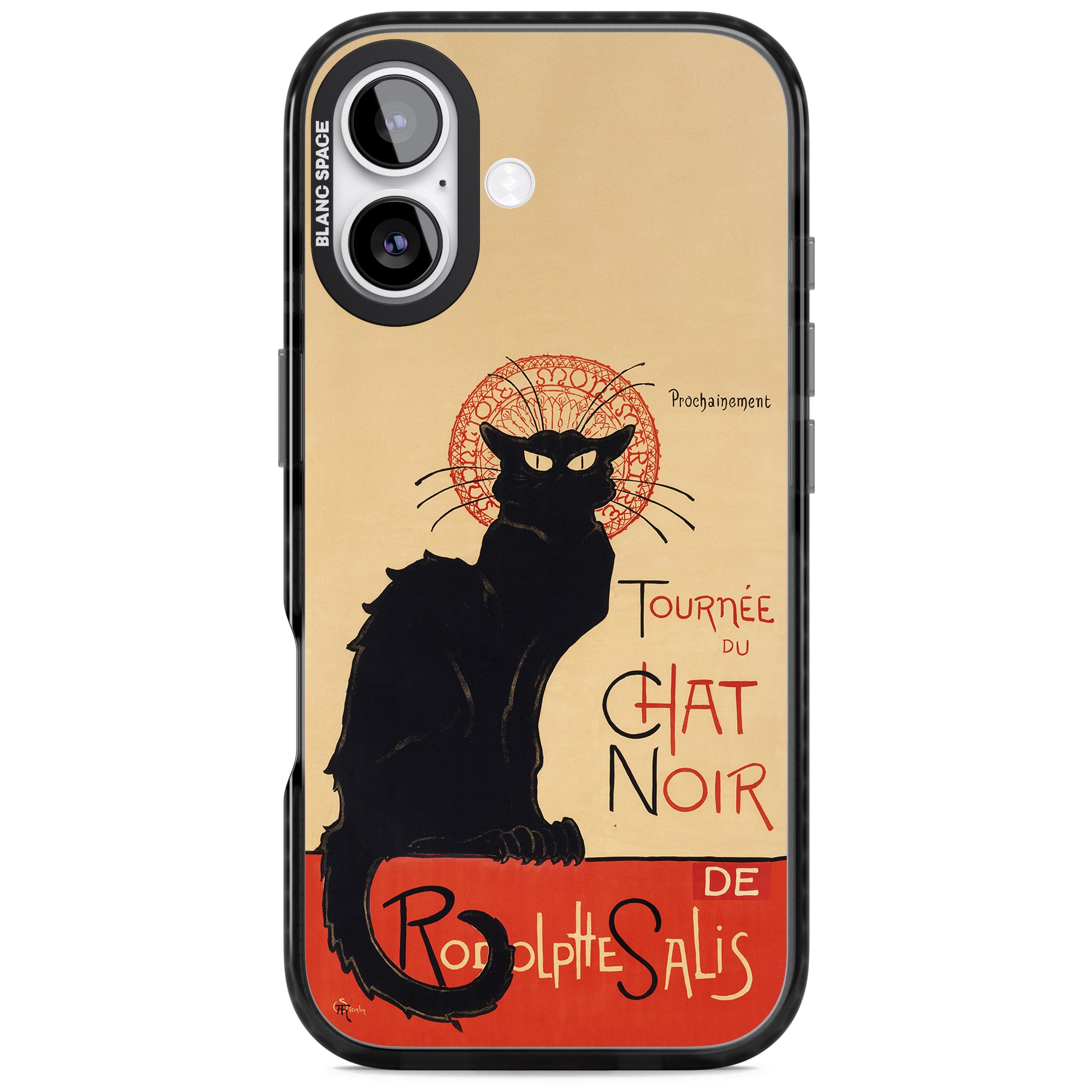 Tournee Du Chat Noir Poster iPhone 17 Impact Black Phone Case