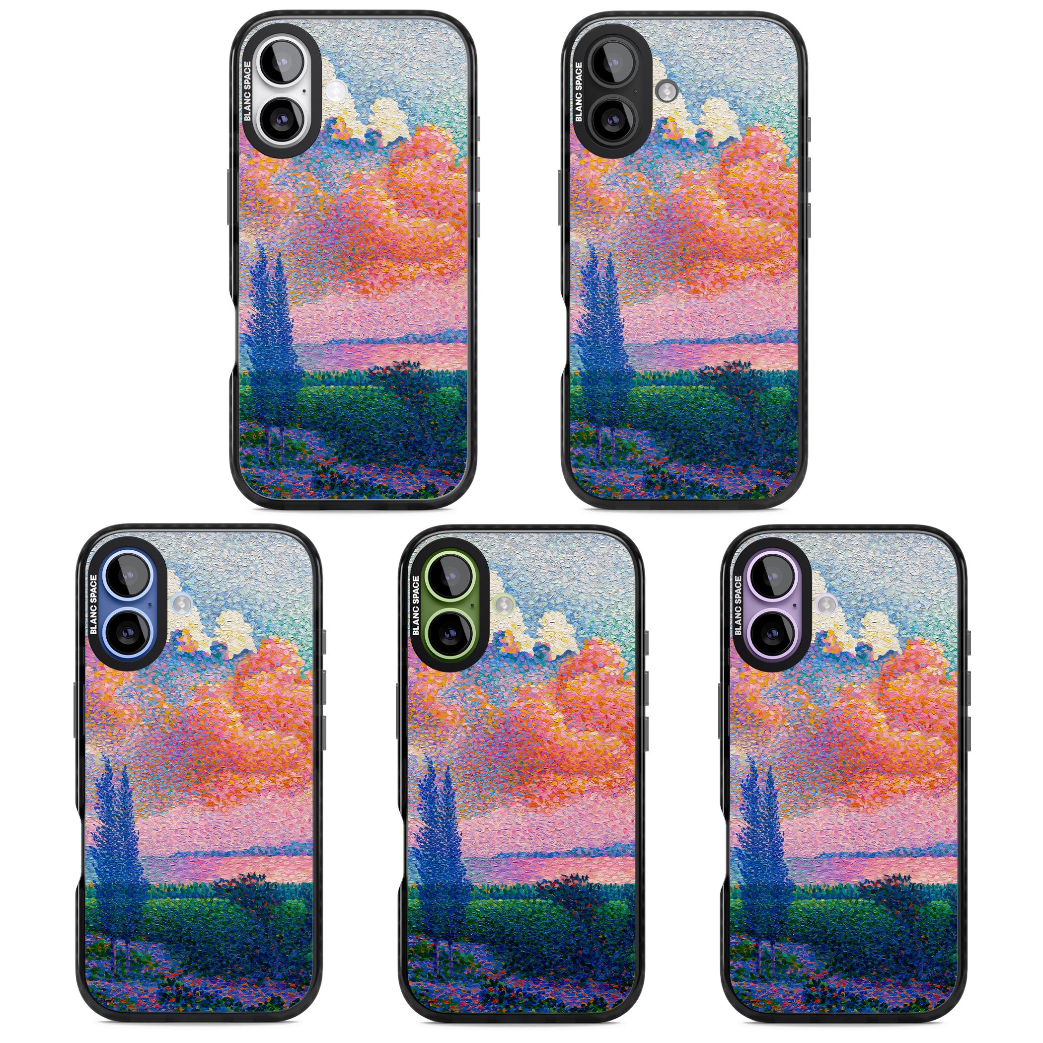 The Pink Cloud iPhone 17 Impact Black Phone Case APT Impact Protection