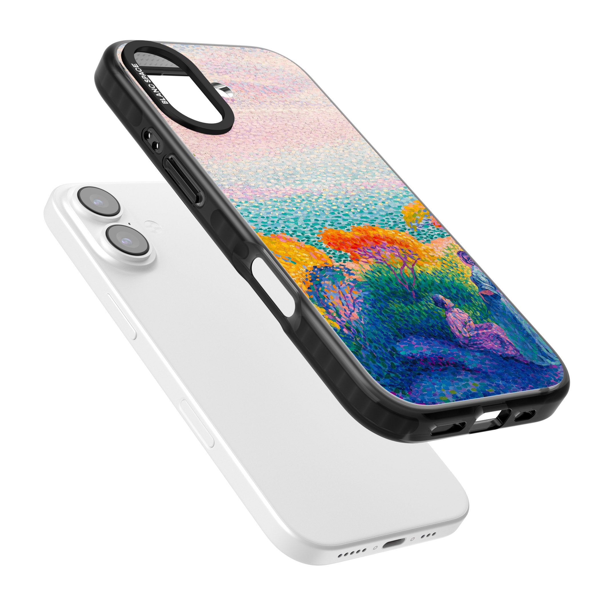 Two Women by the Shore iPhone 17 Impact Black Phone Case Colours