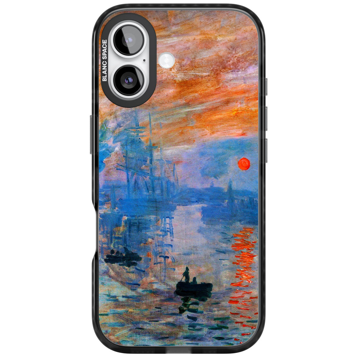 Impression, Sunrise iPhone 16 / iPhone 16 Plus / iPhone 17 Impact Black Phone Case front