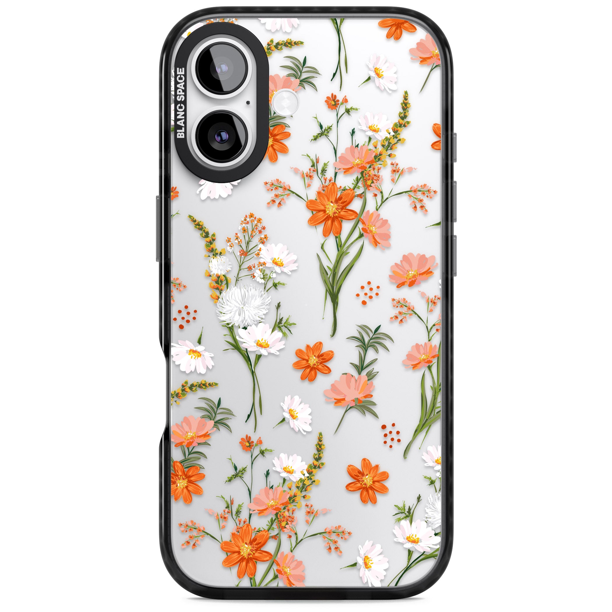 Sunset Wildflowers iPhone 17 Impact Black Phone Case