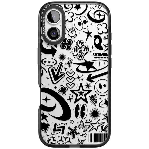 Black Y2K Pattern