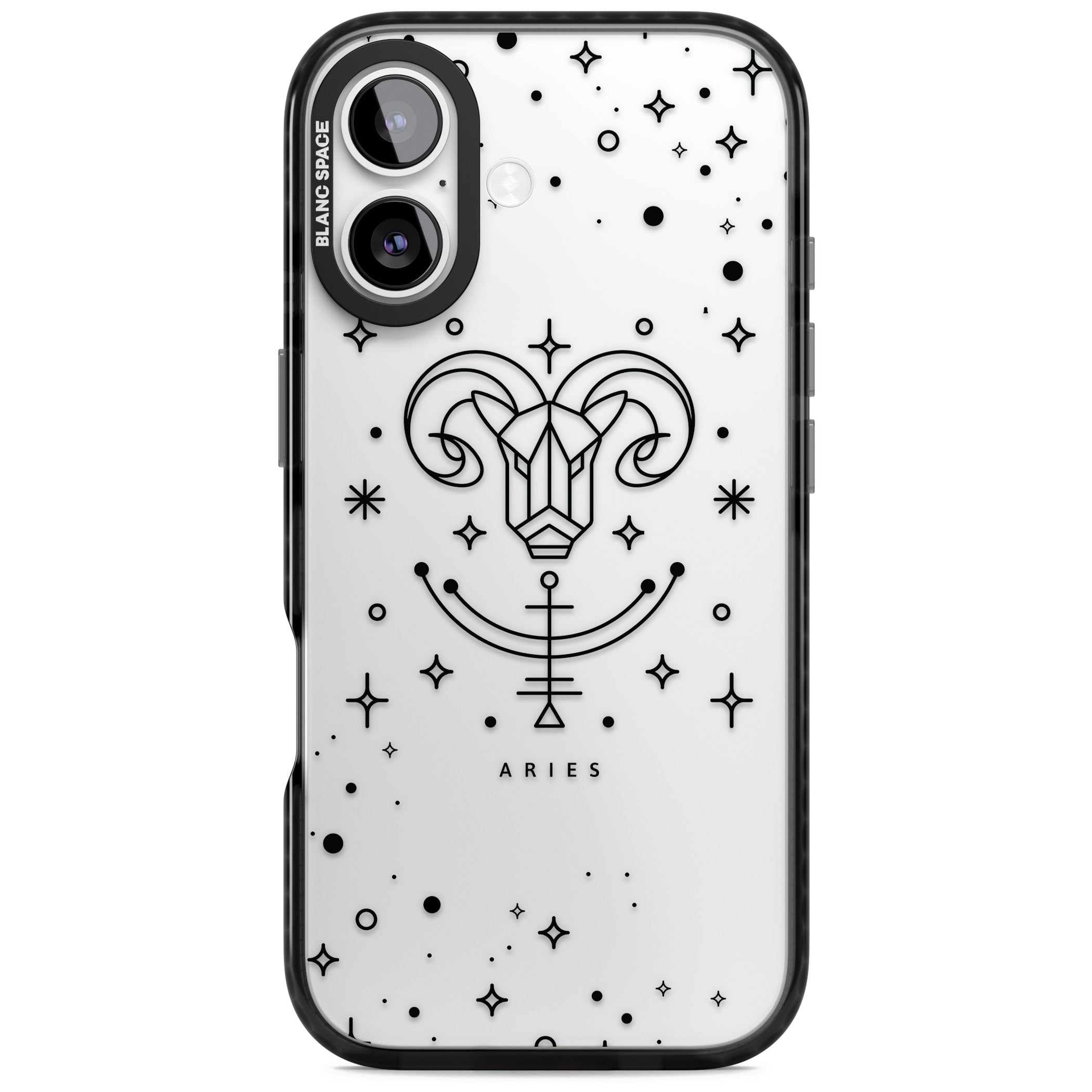 Aries Emblem iPhone 17 Impact Black Phone Case