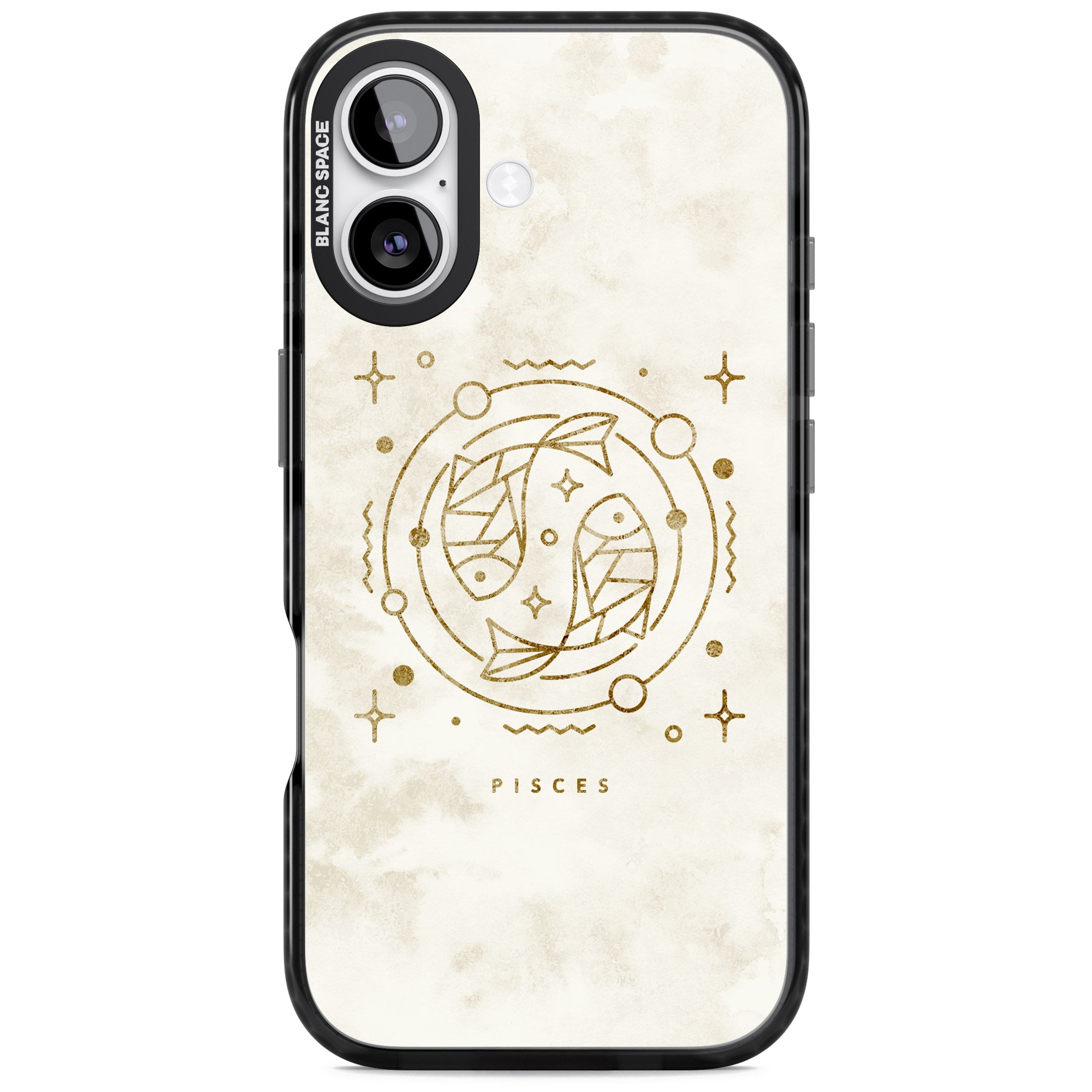 Pisces Emblem iPhone 17 Impact Black Phone Case