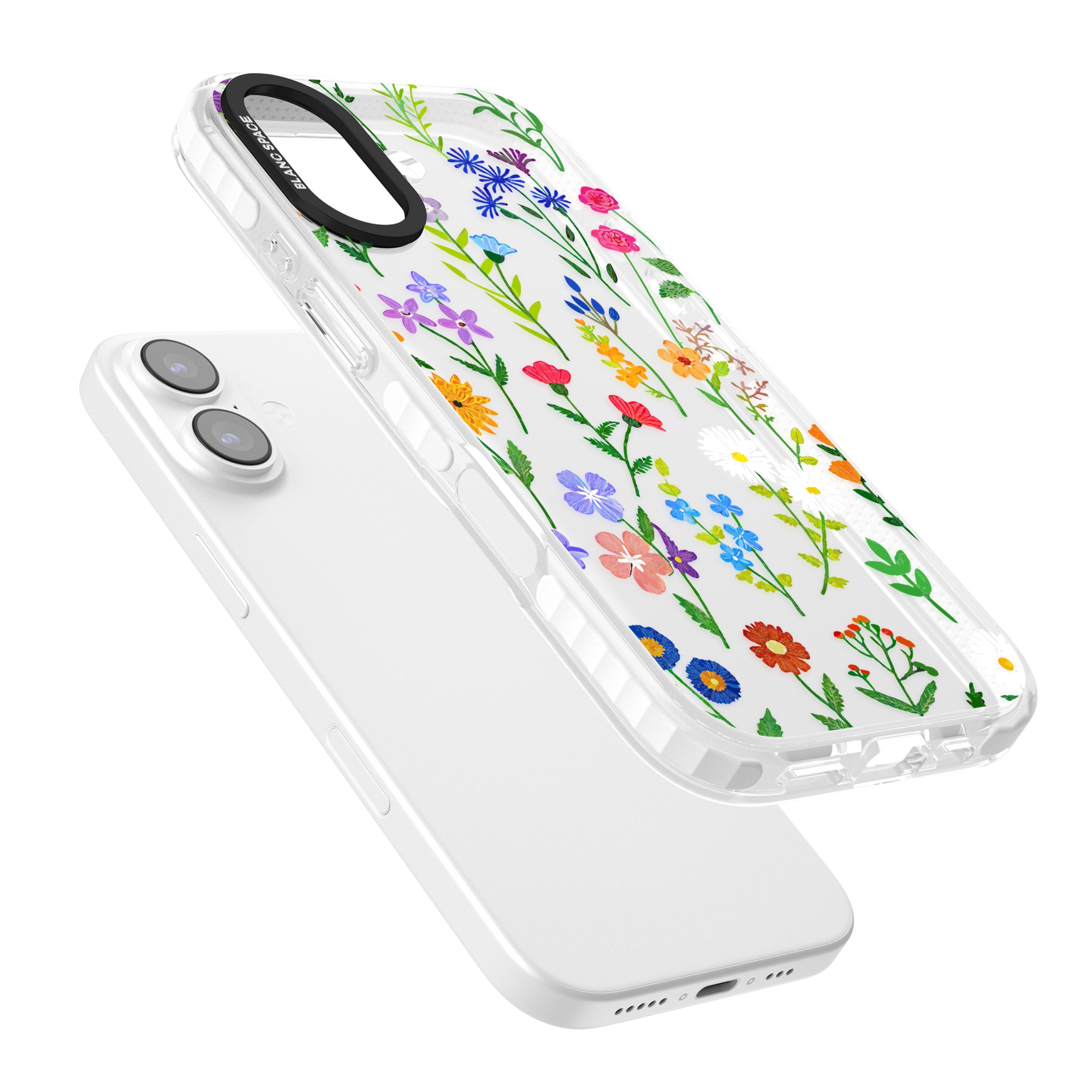 Wildflower Garden iPhone 17 Impact Clear Phone Case Colours