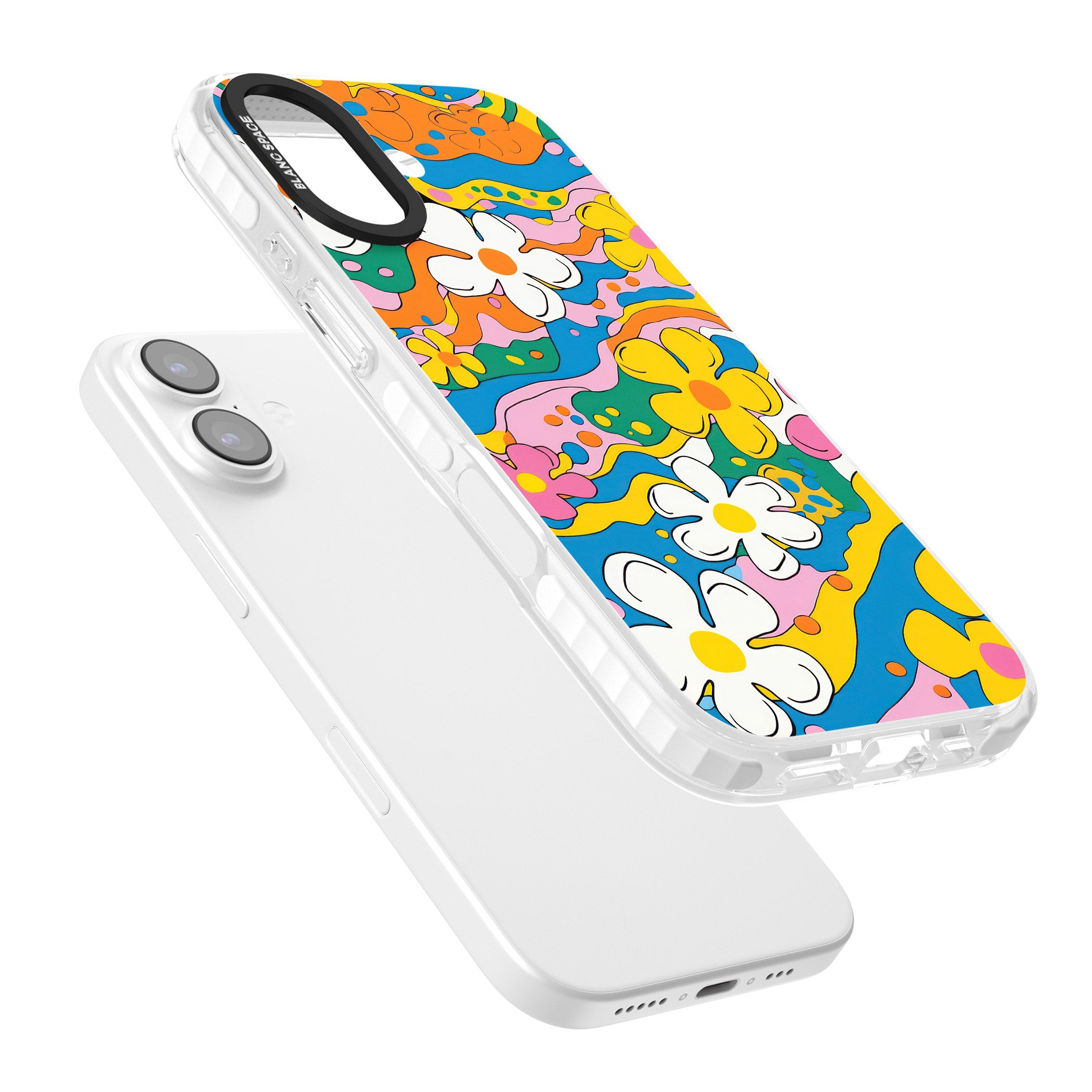 Vibrant Bloom iPhone 17 Impact Clear Phone Case Colours