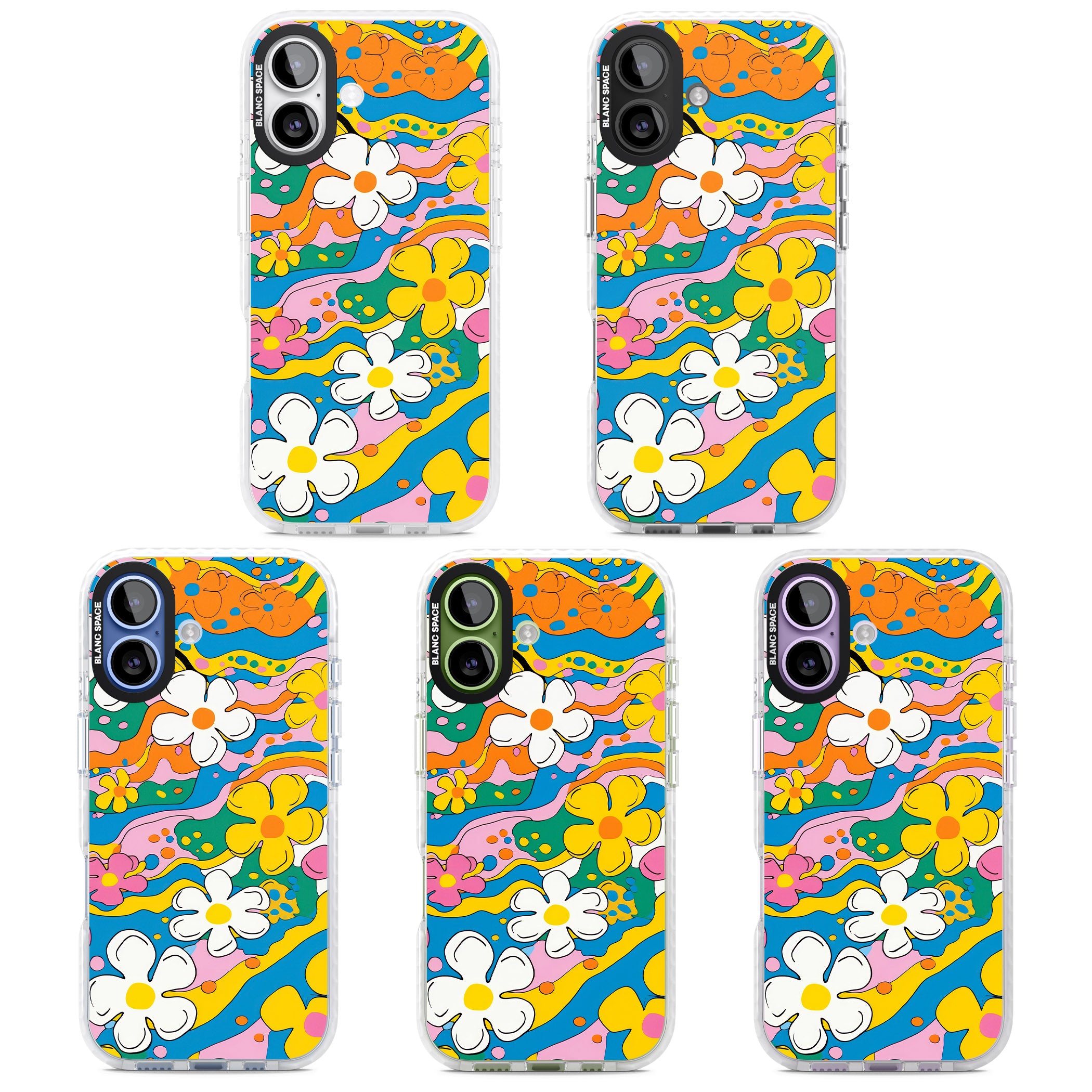 Vibrant Bloom iPhone 17 Impact Clear Phone Case APT Impact Protection