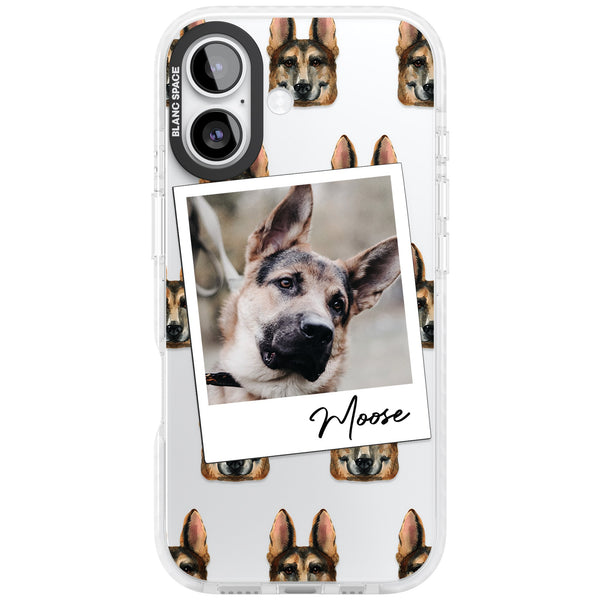 Personalised German Shepherd Instant Camera Photo