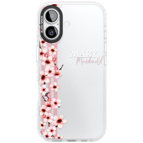 Personalised Cherry Blossom Stripe