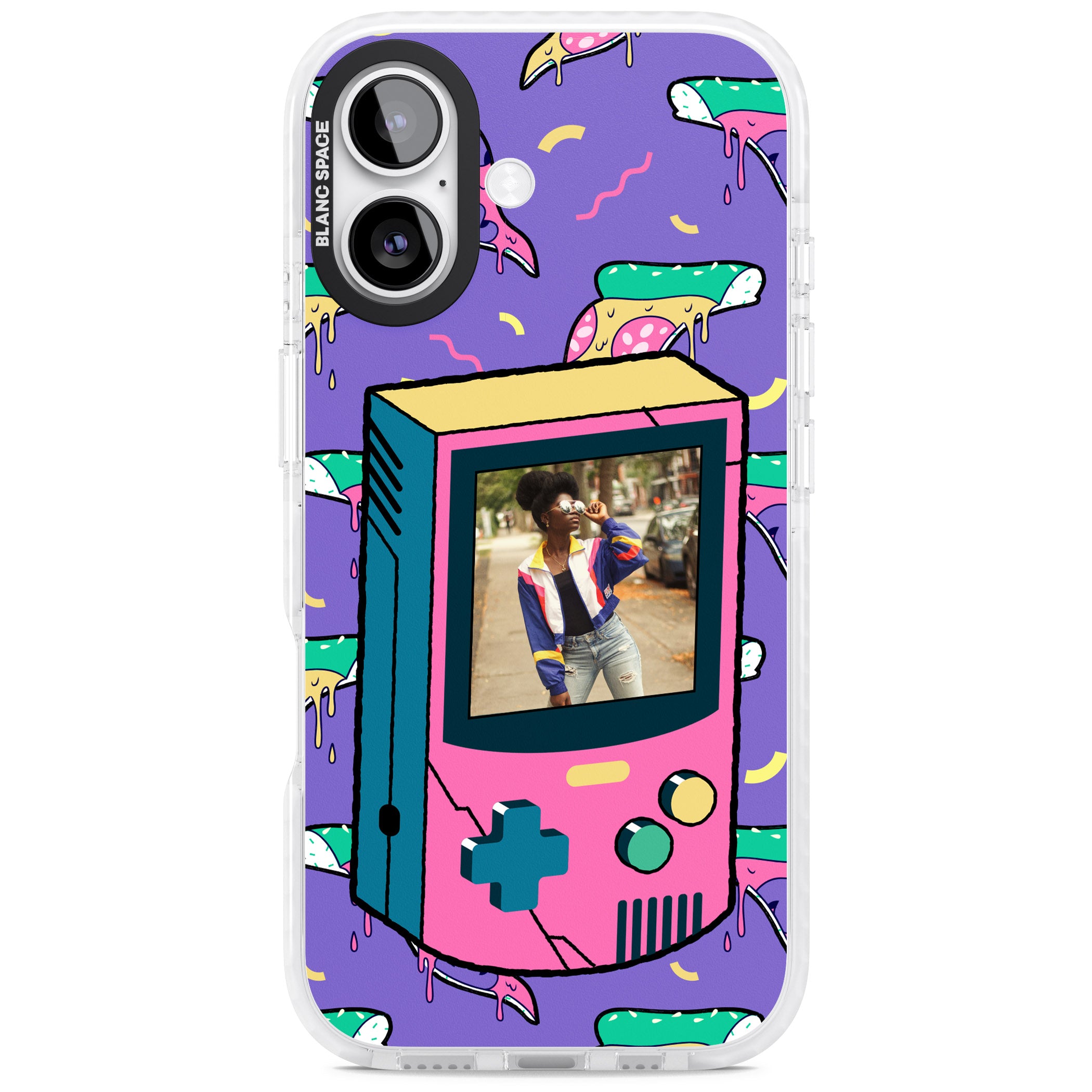 Personalised Retro Game Photo Case iPhone 17 Impact Clear Phone Case