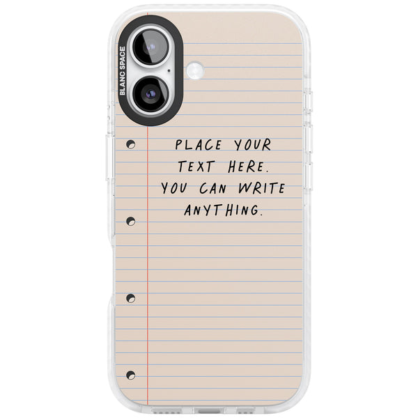 Personalised Lined Paper