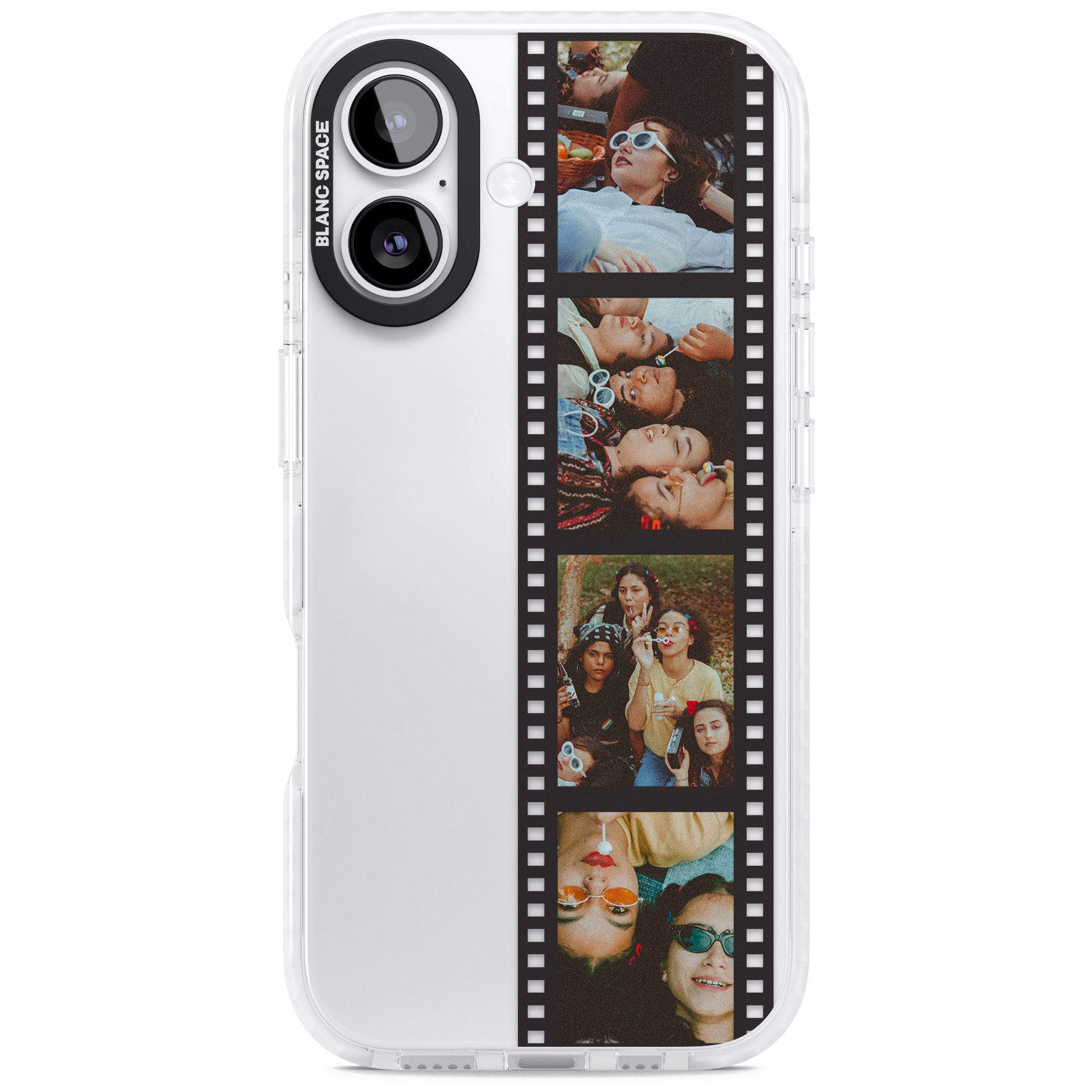 Personalised Photo Film Strip iPhone 17 Impact Clear Phone Case