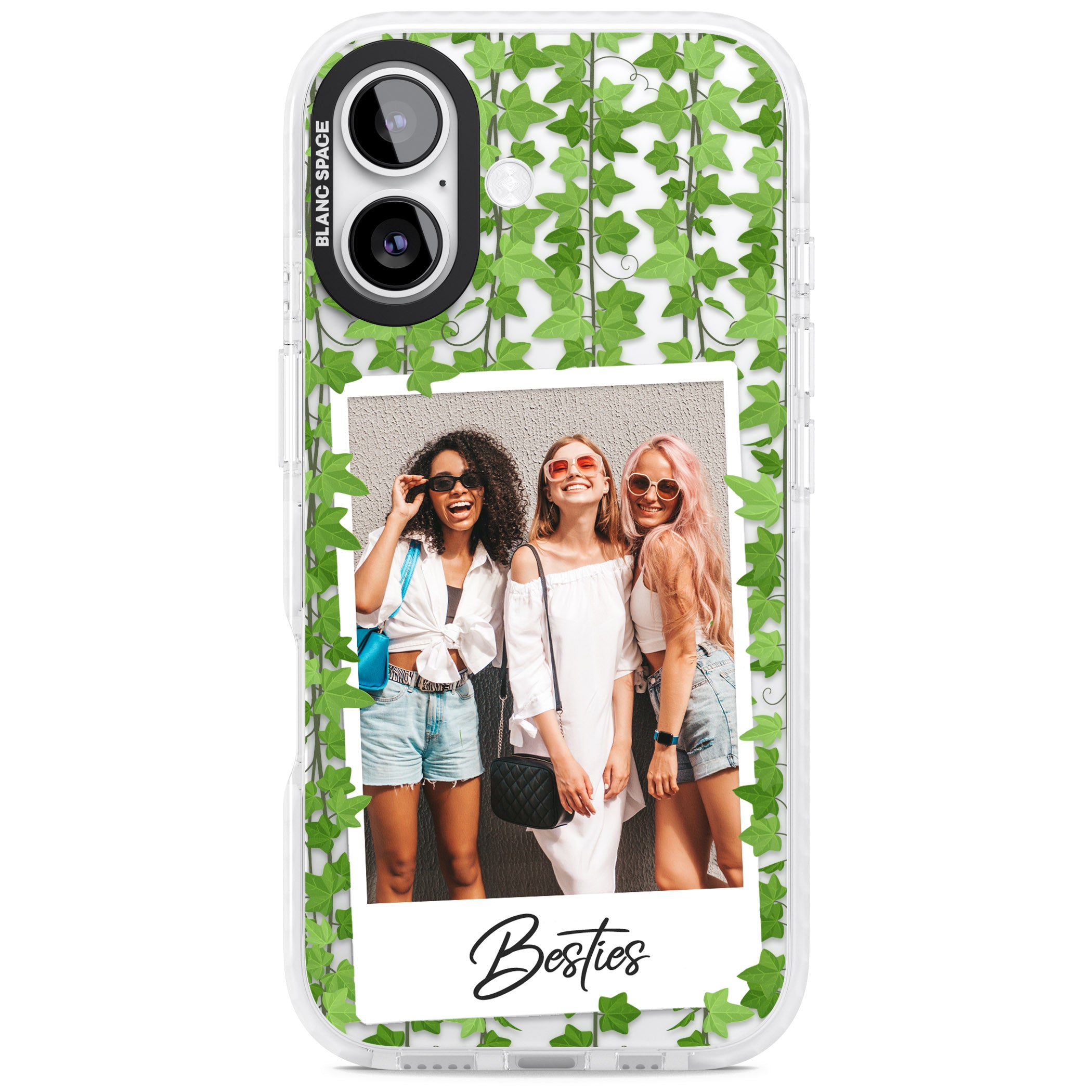 Personalised Ivy Vine Instant Photo iPhone 17 Impact Clear Phone Case