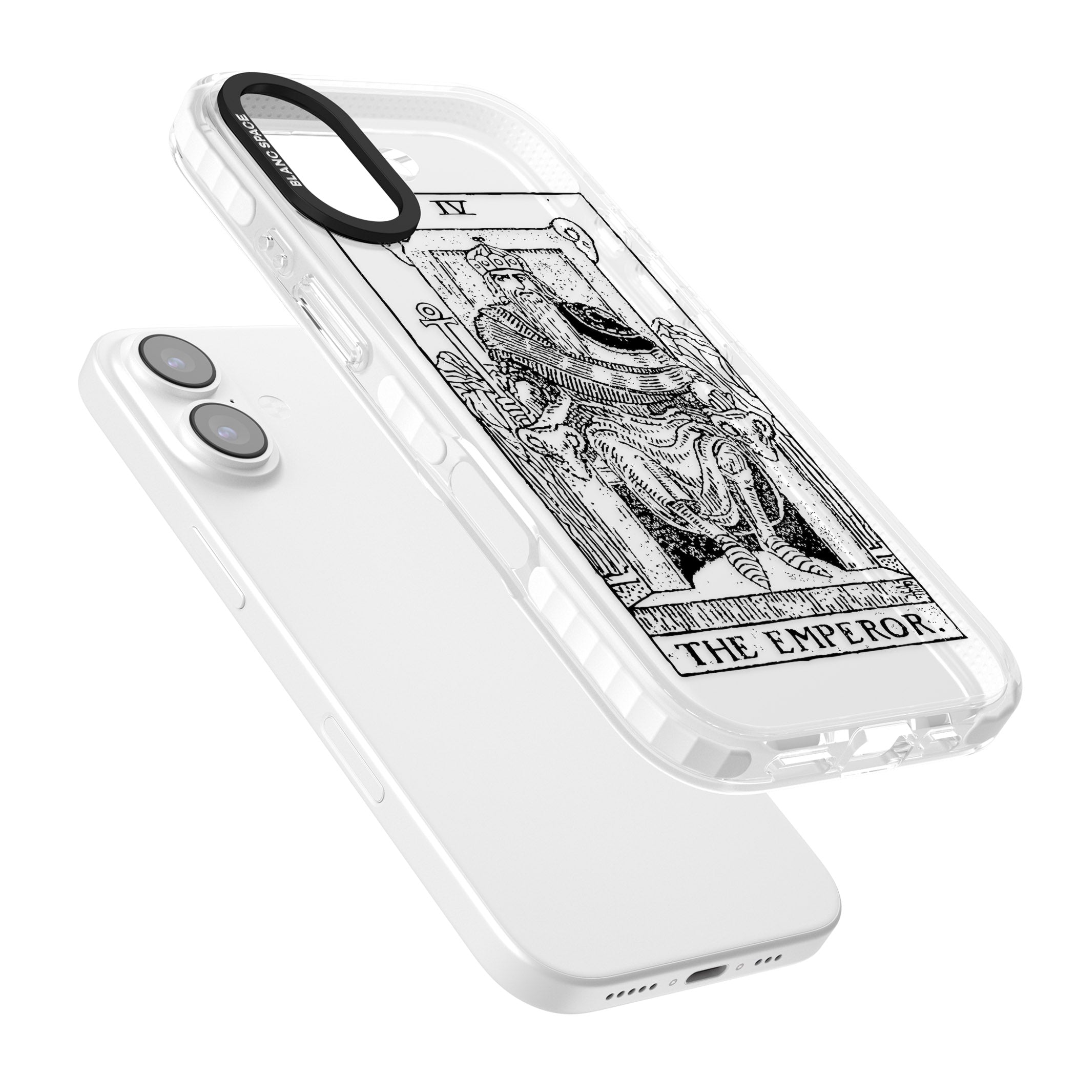 Personalised The Emperor Tarot iPhone 17 Impact Clear Phone Case Colours