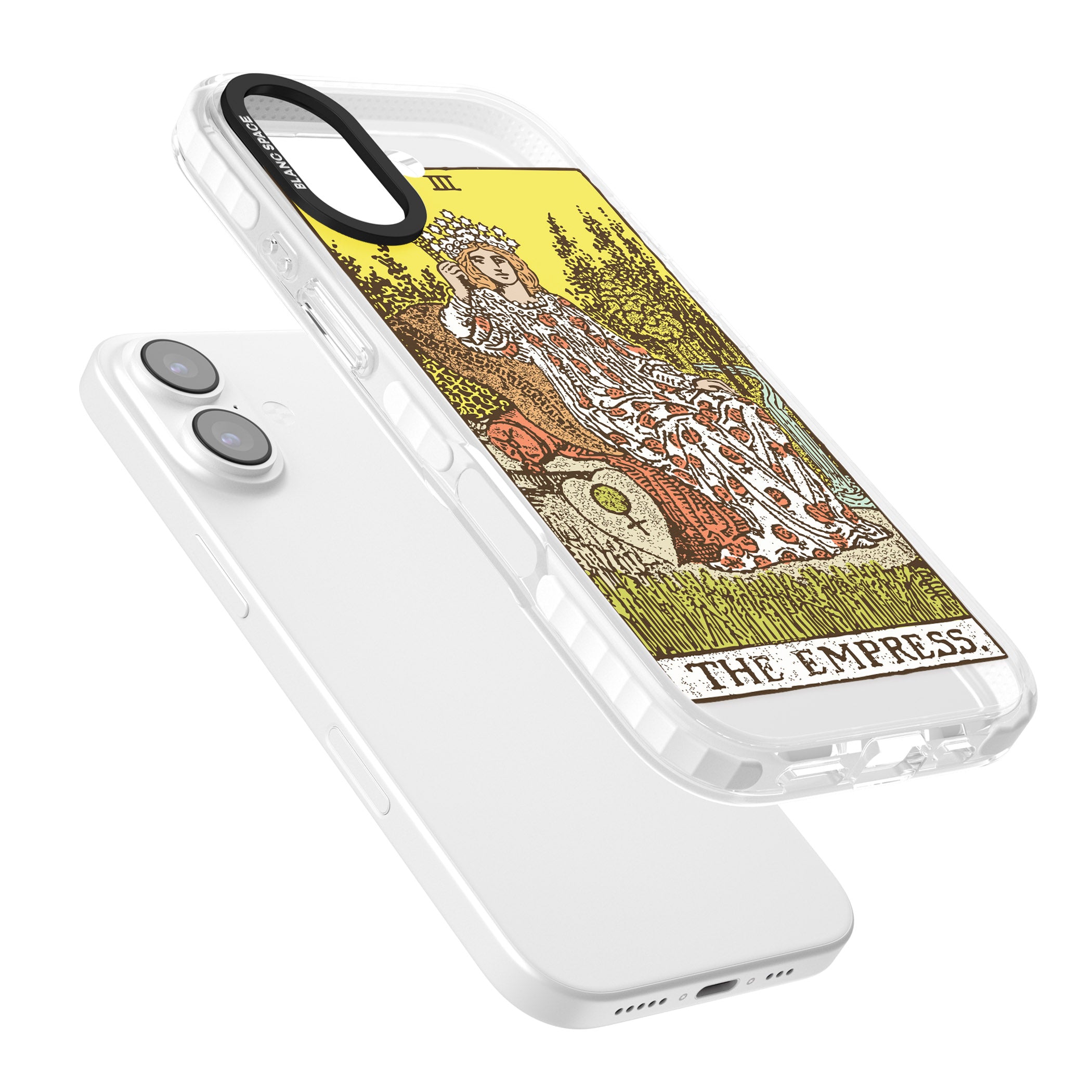 Personalised The Empress Tarot Card (Color) iPhone 17 Impact Clear Phone Case Colours