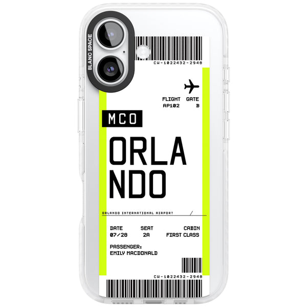 Personalised Orlando Boarding Pass