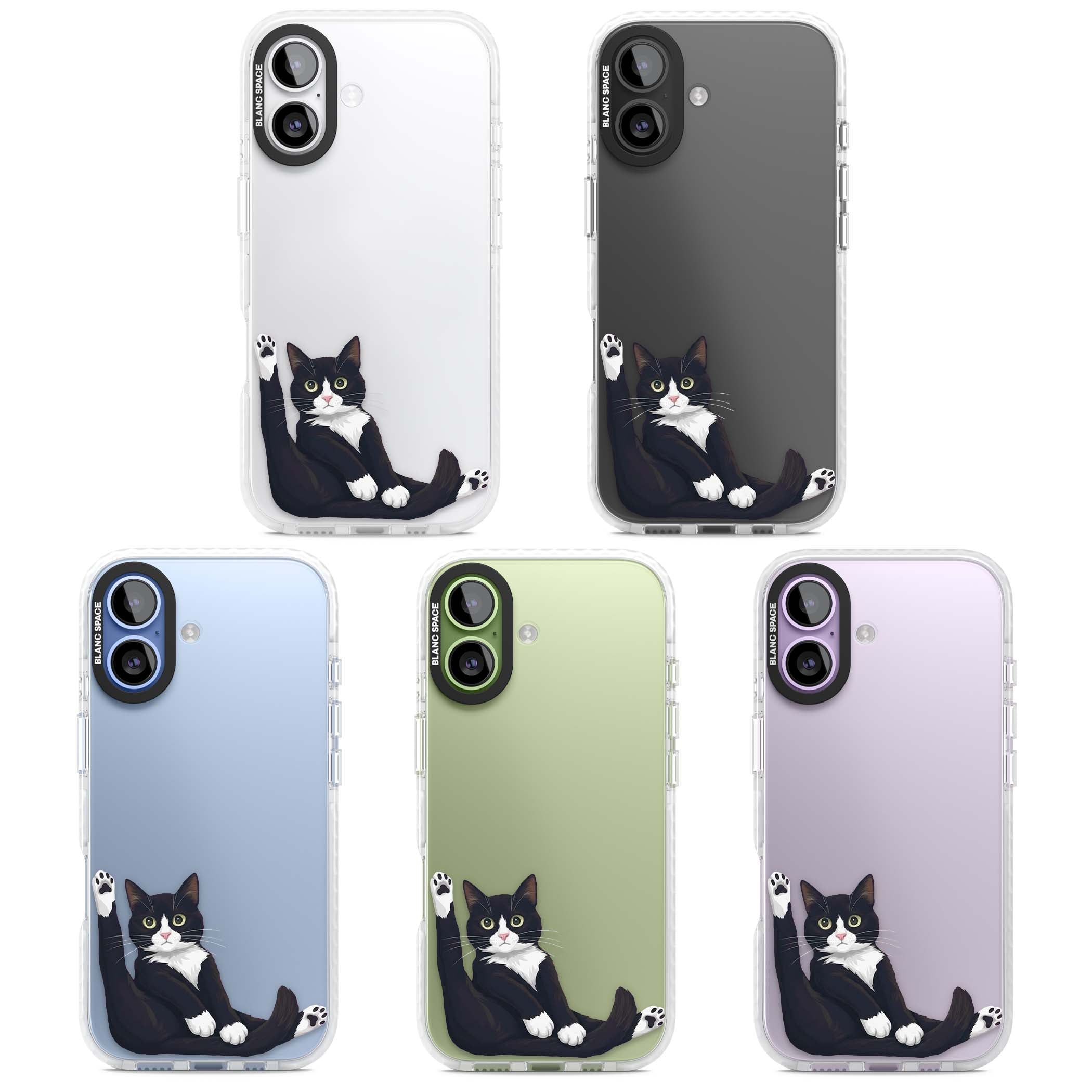 Mid-Groom Cat animals iPhone case | Black Impact case for iPhone 17