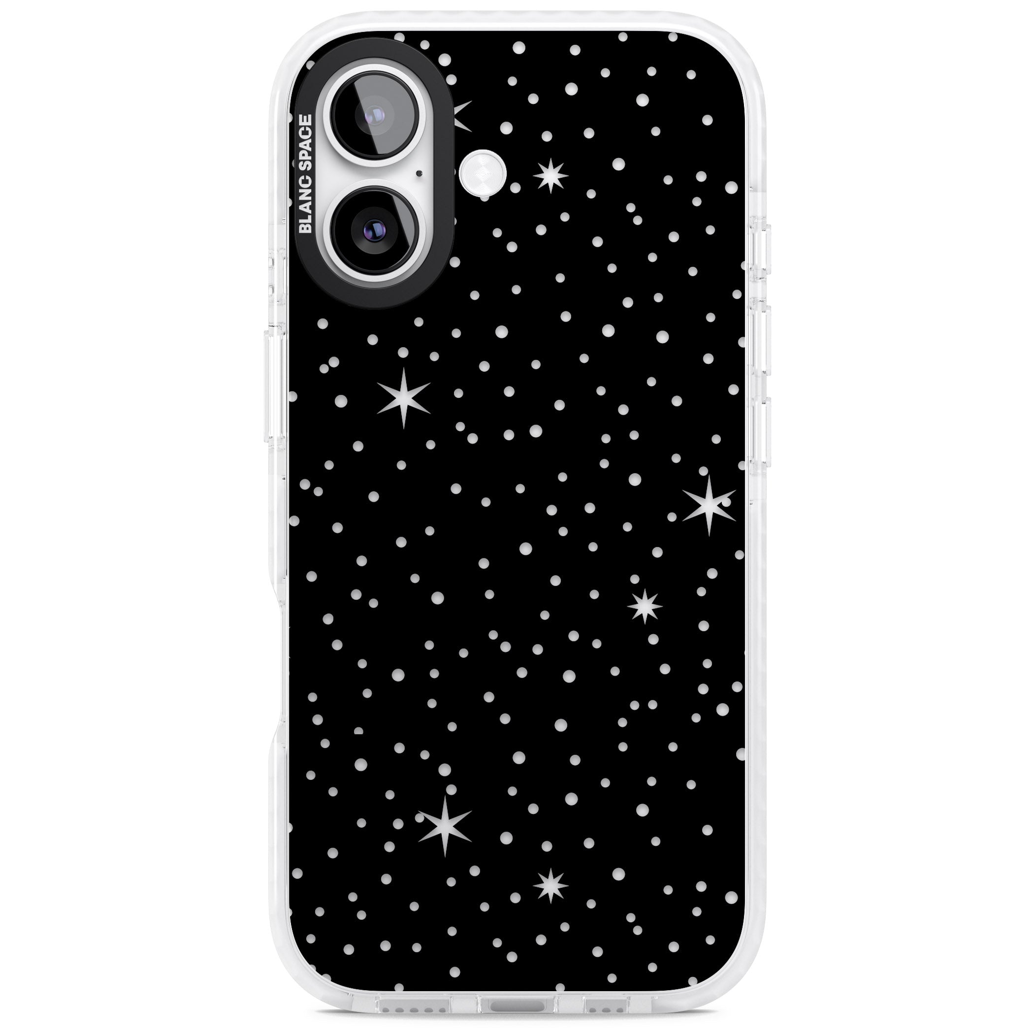 Celestial Cut Out Stars iPhone 17 Impact Clear Phone Case