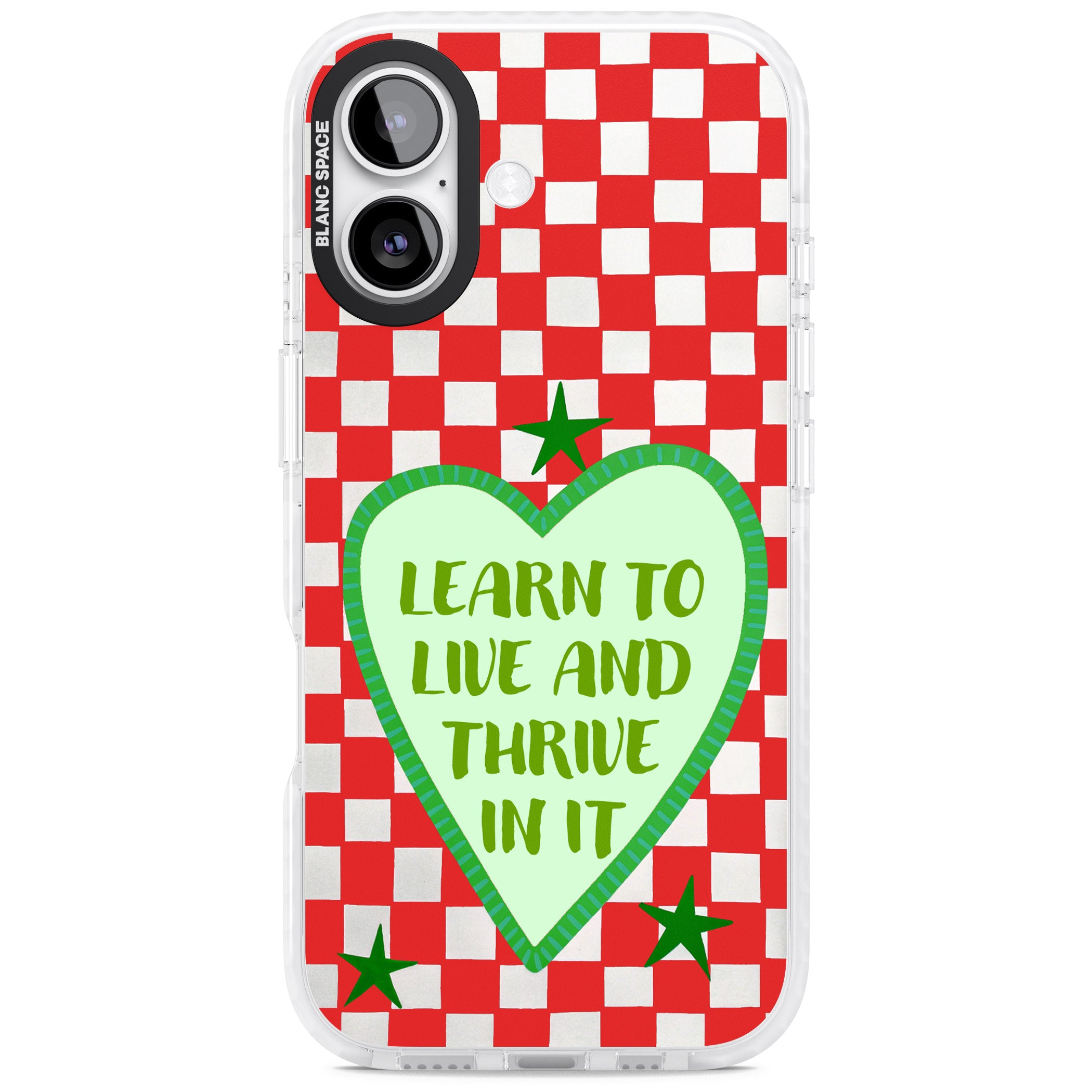 Learn To Live iPhone 17 Impact Clear Phone Case