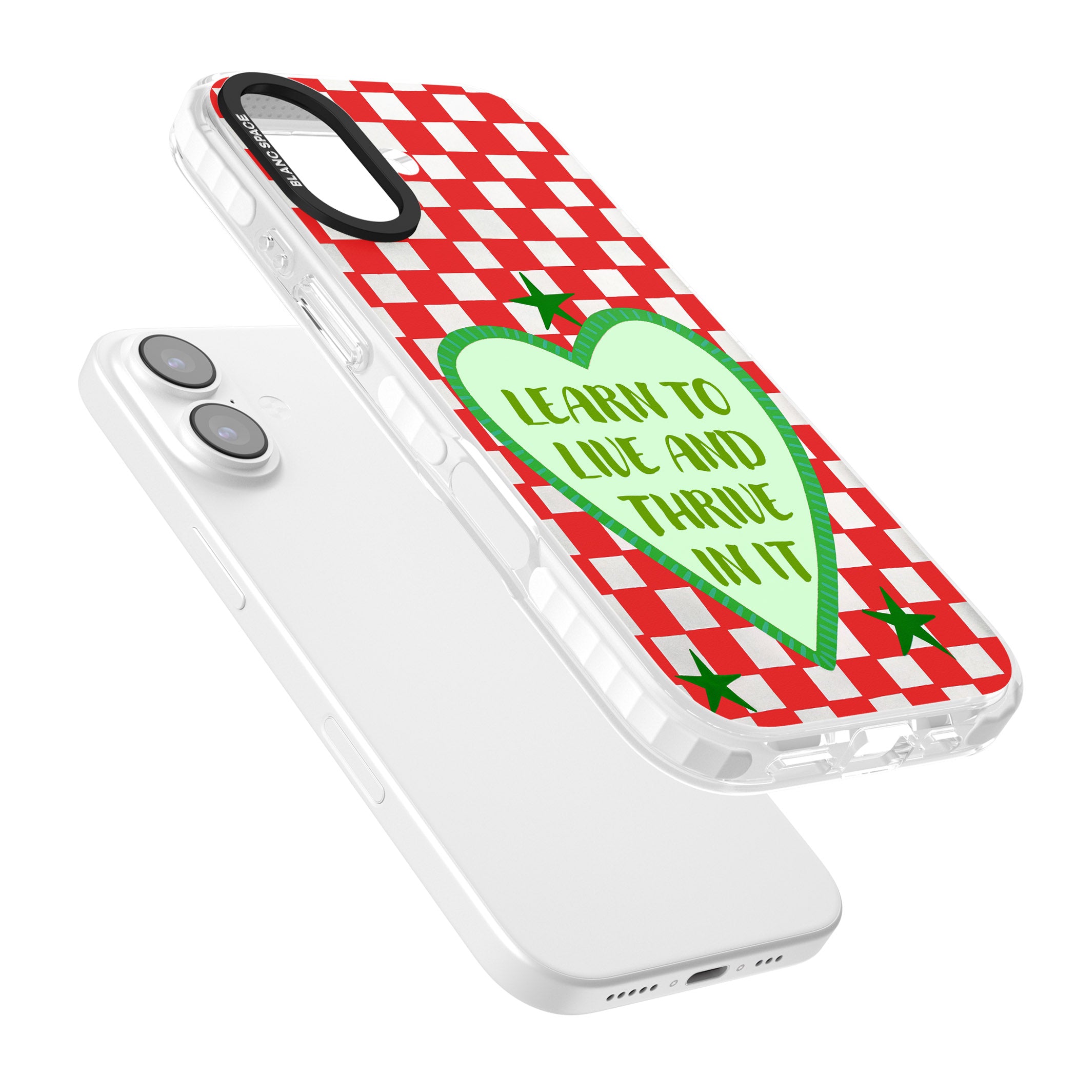 Learn To Live iPhone 17 Impact Clear Phone Case Colours
