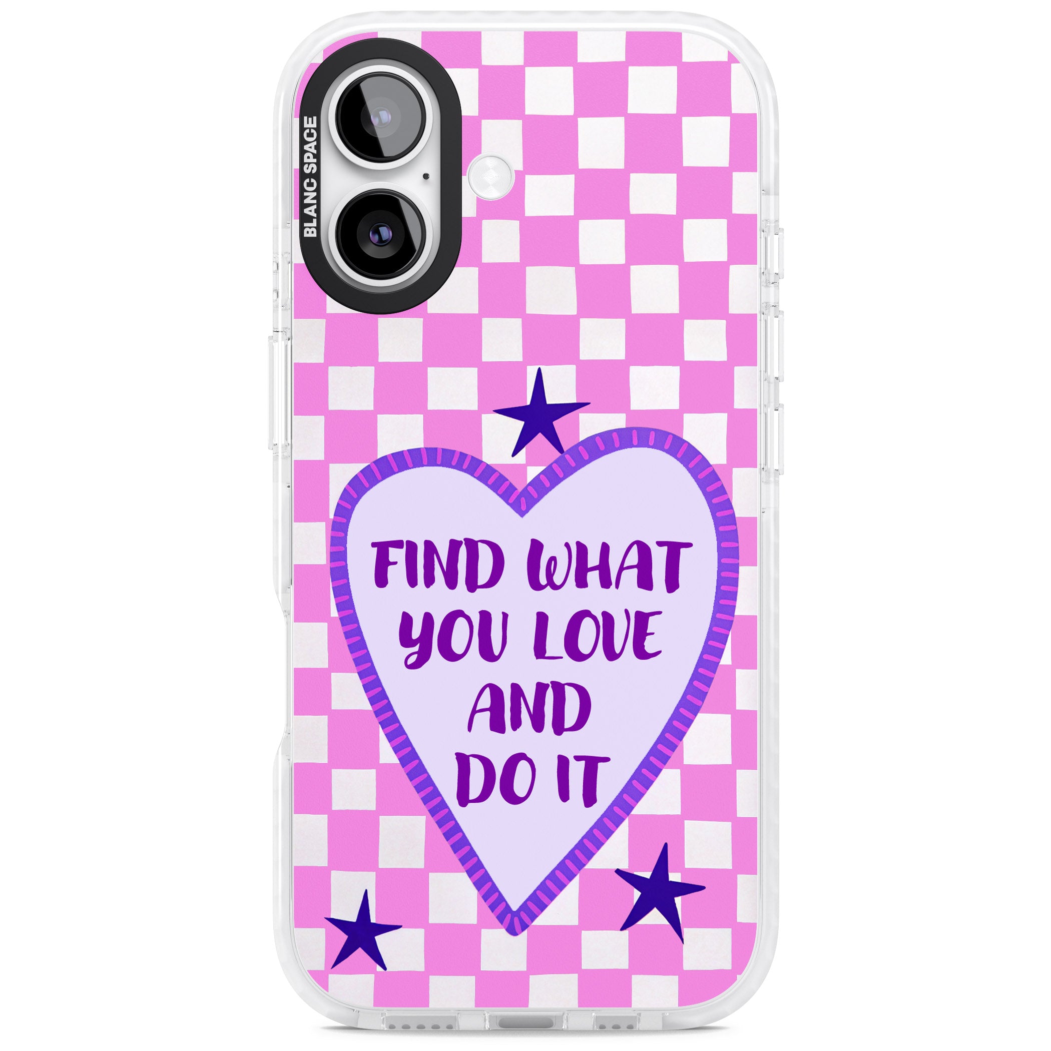 Find What You Love iPhone 17 Impact Clear Phone Case