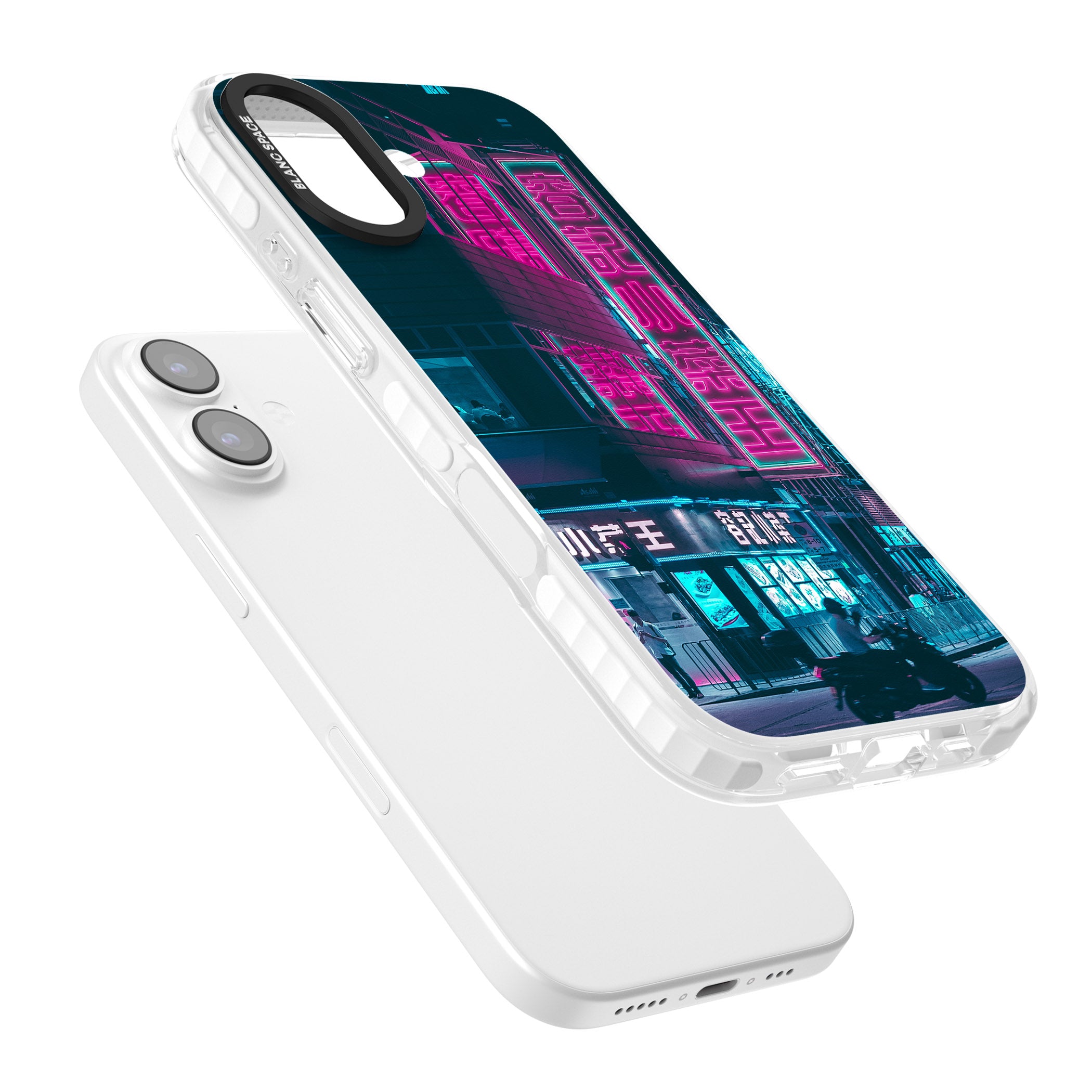 Neon City Ride iPhone 17 Impact Clear Phone Case Colours