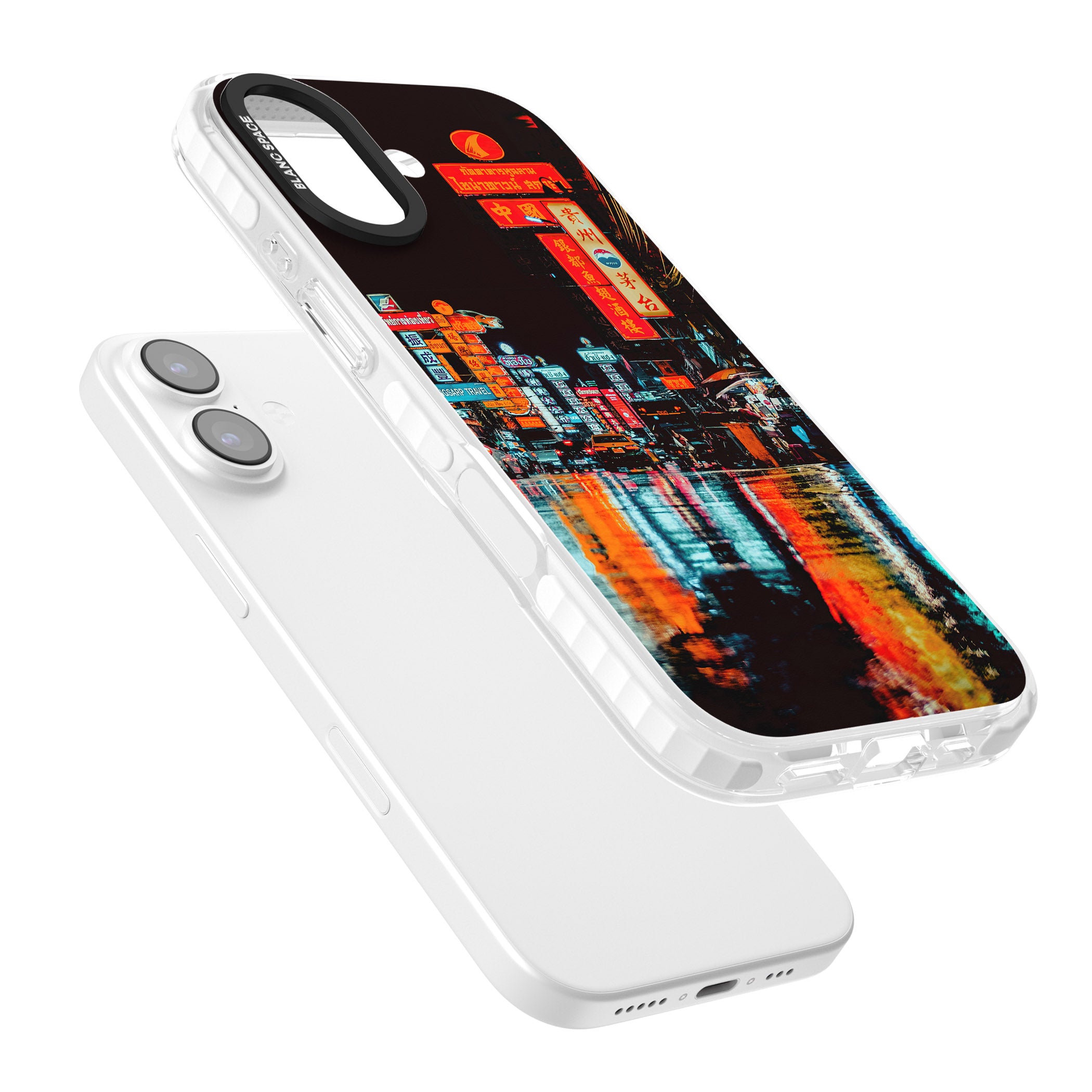 Neon City iPhone 17 Impact Clear Phone Case Colours