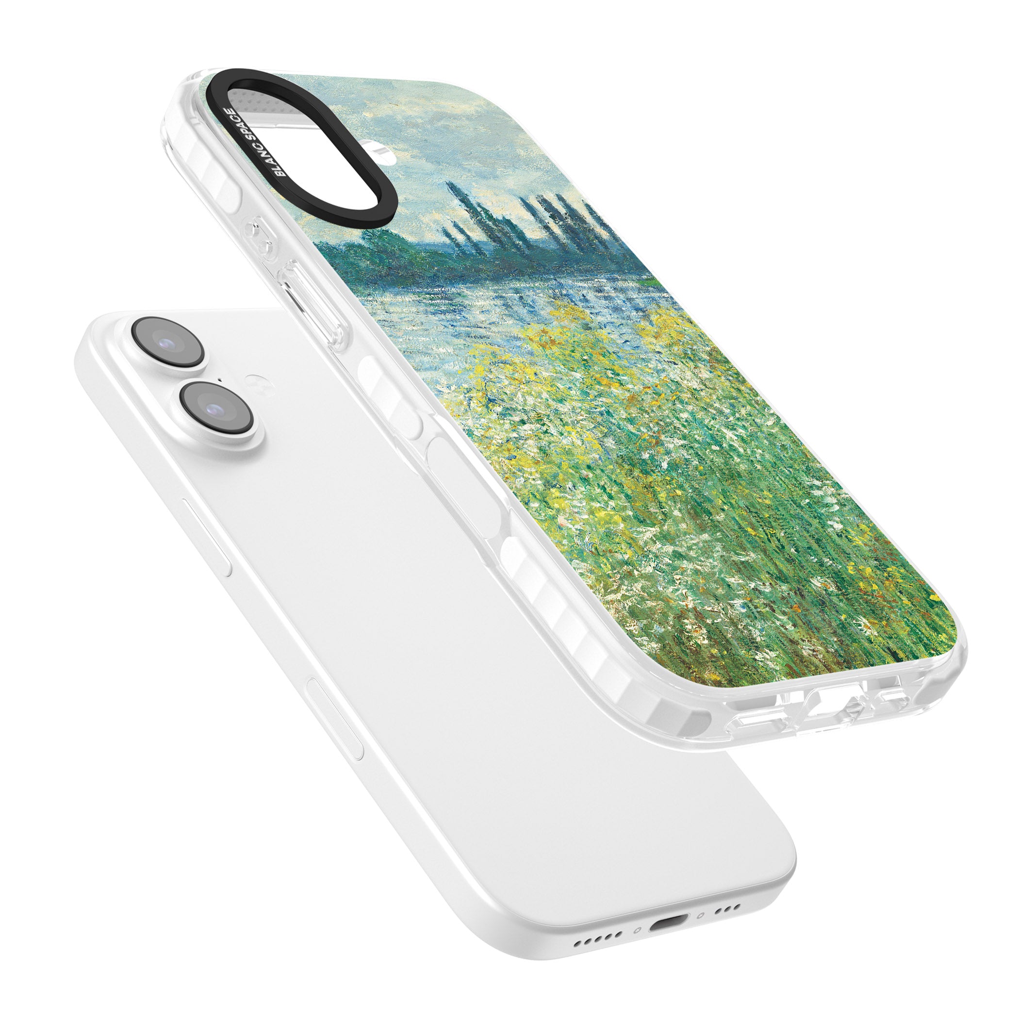 Banks Of The Seine By Claude Monet iPhone 17 Impact Clear Phone Case Colours