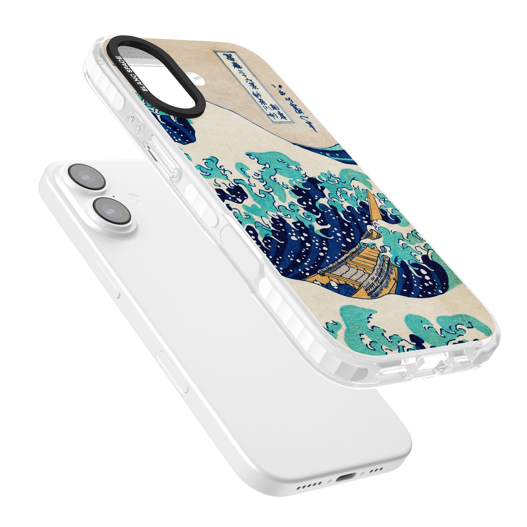 The Great Wave By Katsushika Hokusai iPhone 17 Impact Clear Phone Case Colours
