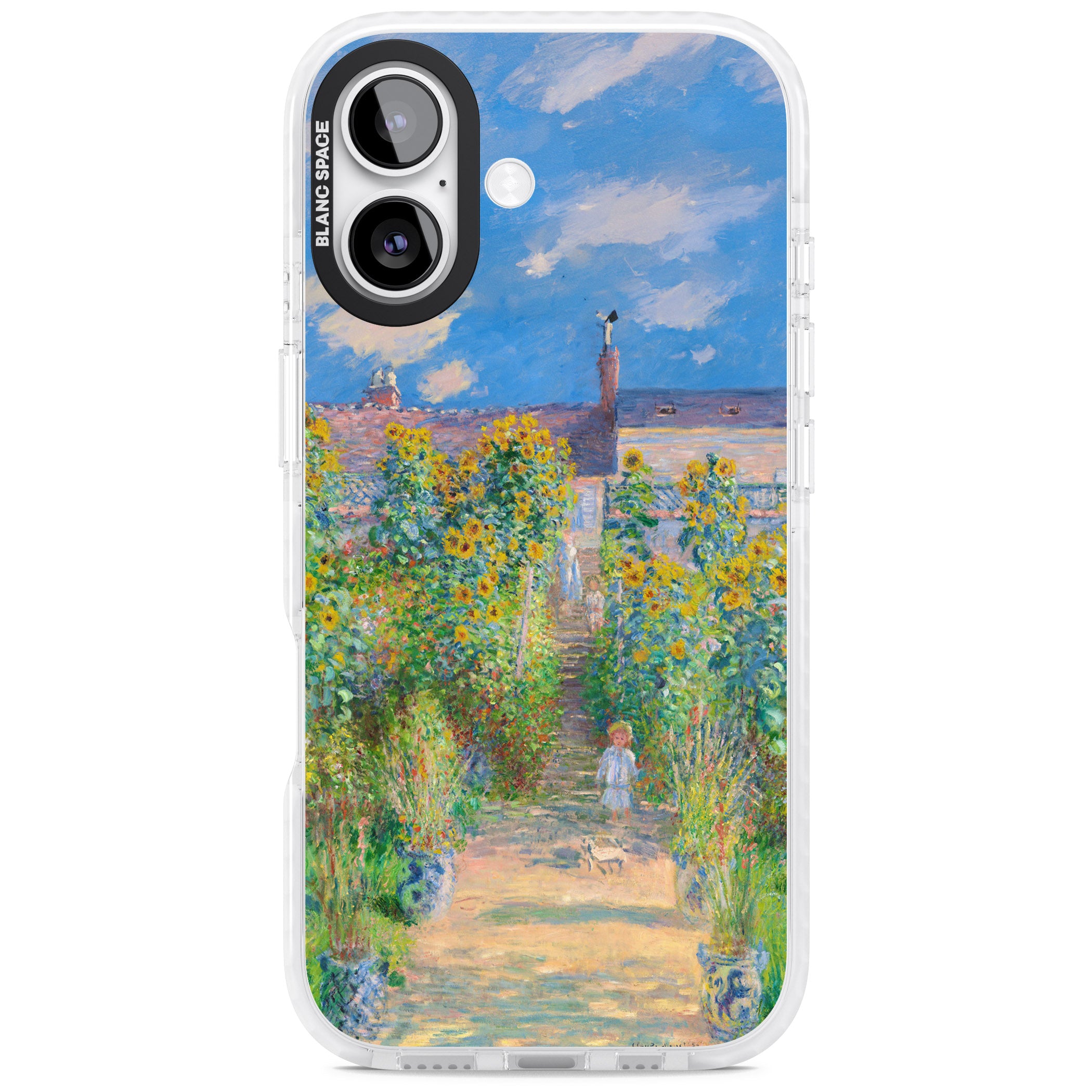 Garden at Vetheuil iPhone 17 Impact Clear Phone Case