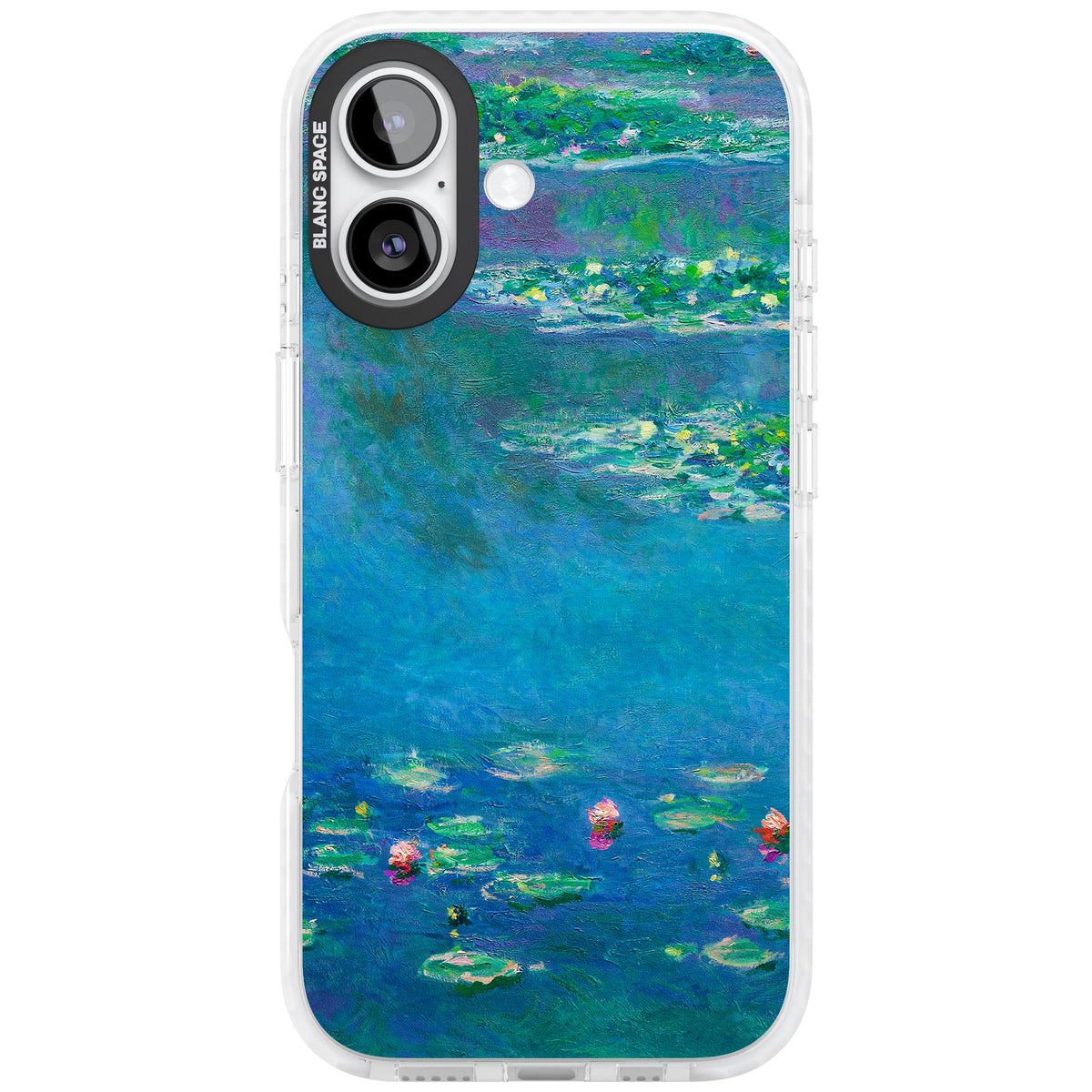 Water Lilies iPhone 16 / iPhone 16 Plus / iPhone 17 Impact Clear Phone Case front