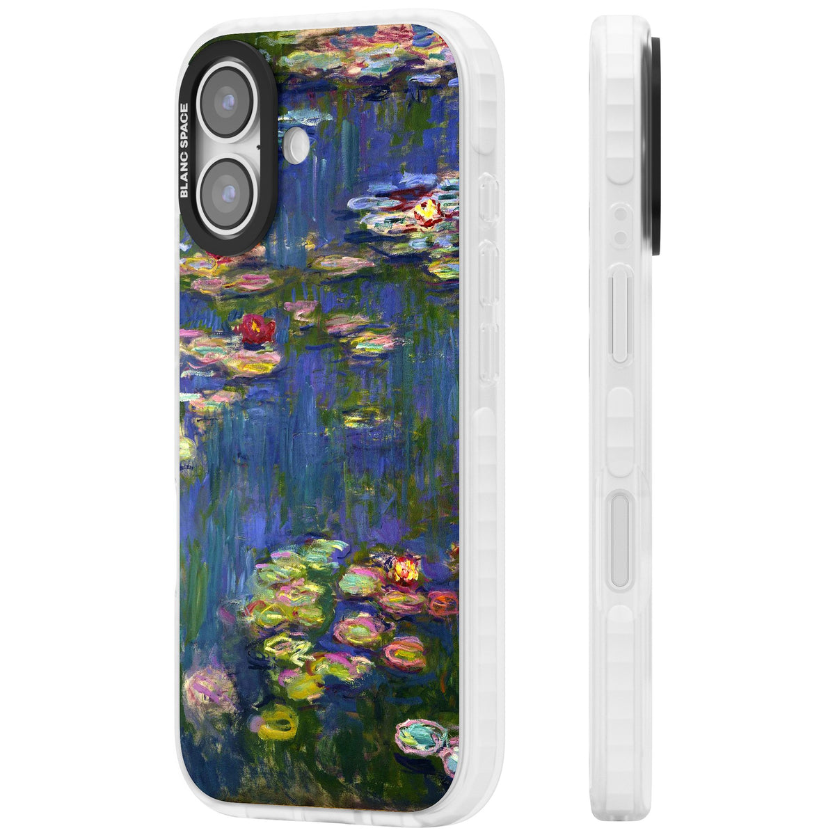Water Lilies II iPhone 16 / iPhone 16 Plus / iPhone 17 Impact Clear Phone Case side