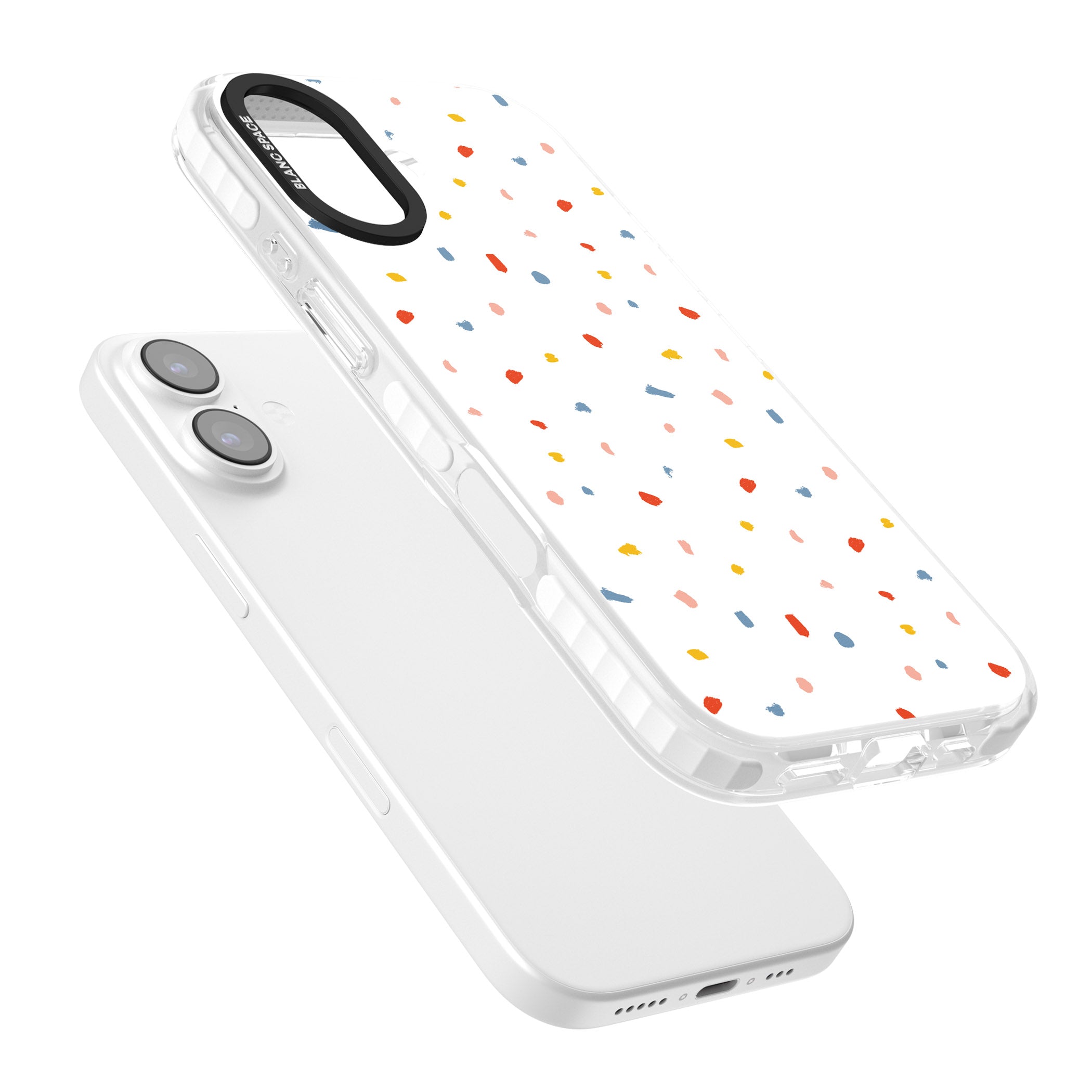 Confetti Speckle iPhone 17 Impact Clear Phone Case Colours