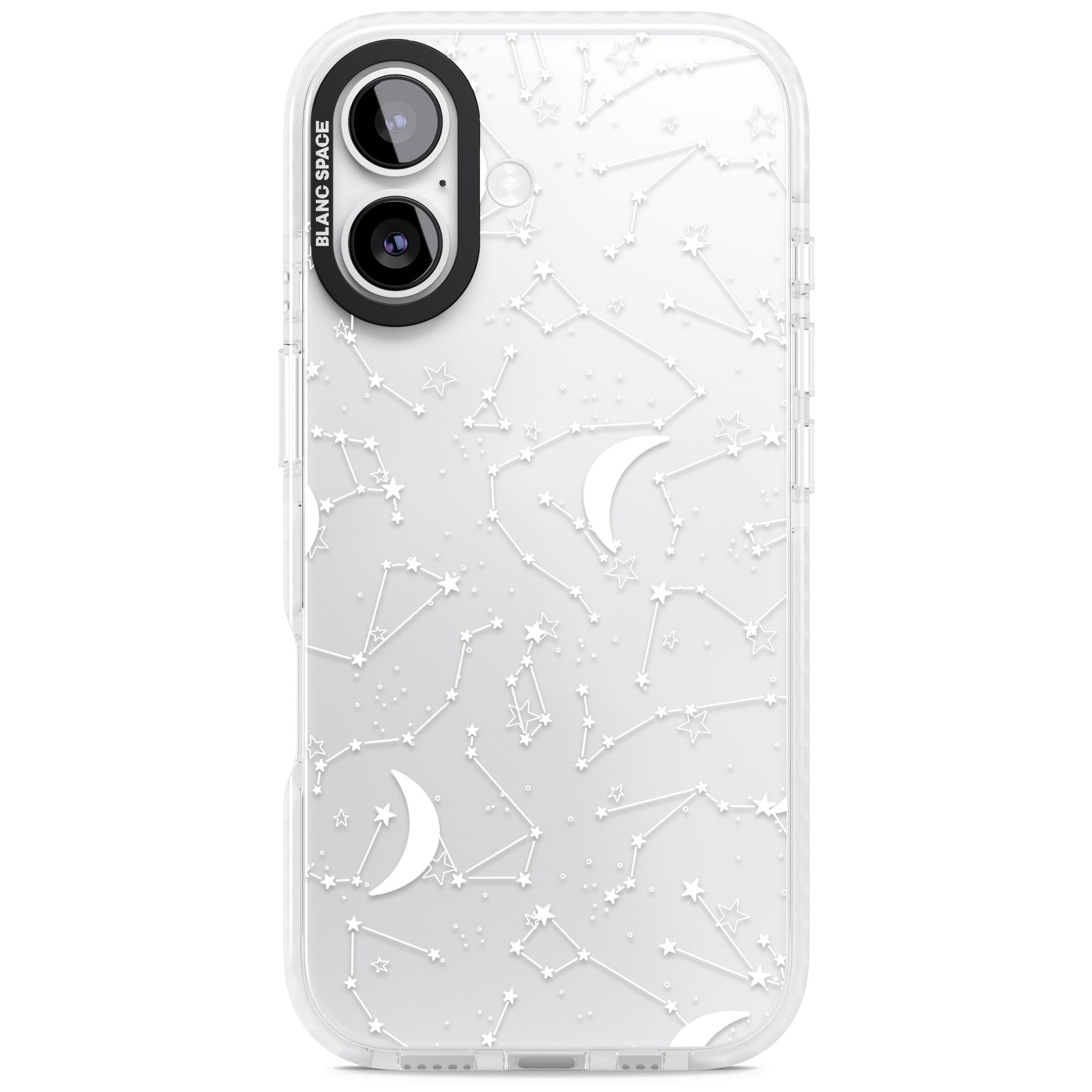 White Constellations iPhone 17 Impact Clear Phone Case