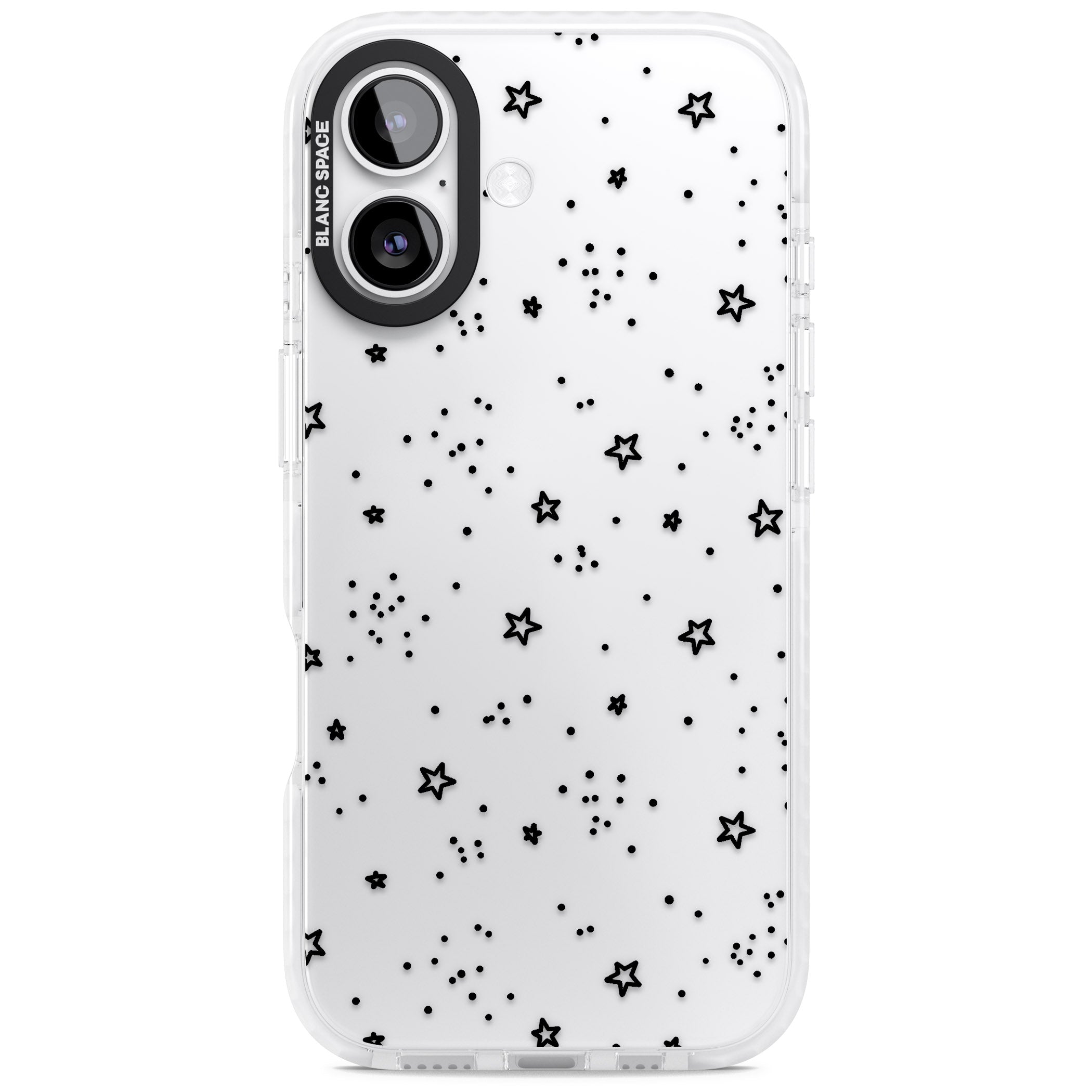 Starry Night Sky iPhone 17 Impact Clear Phone Case
