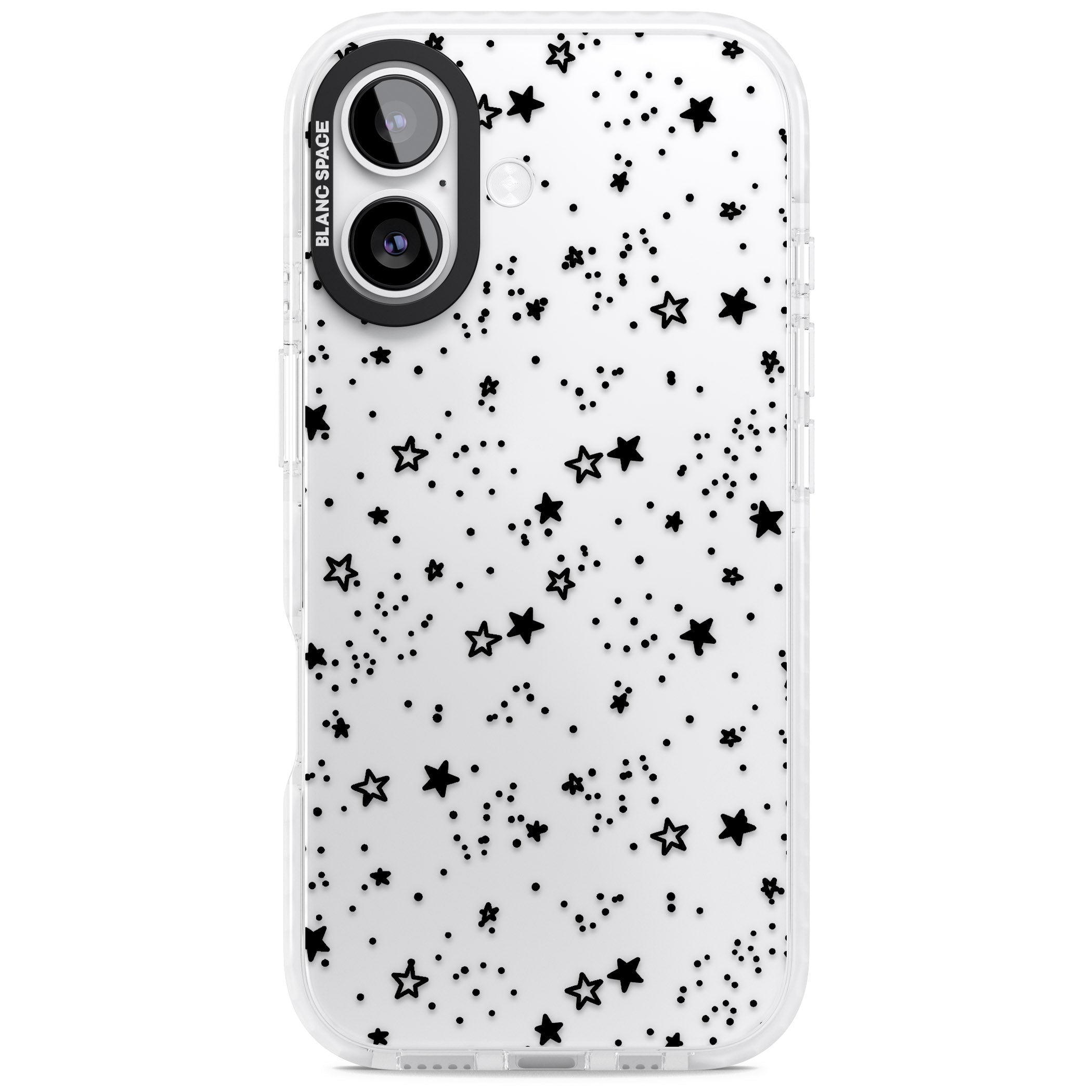 Midnight Stars iPhone 17 Impact Clear Phone Case