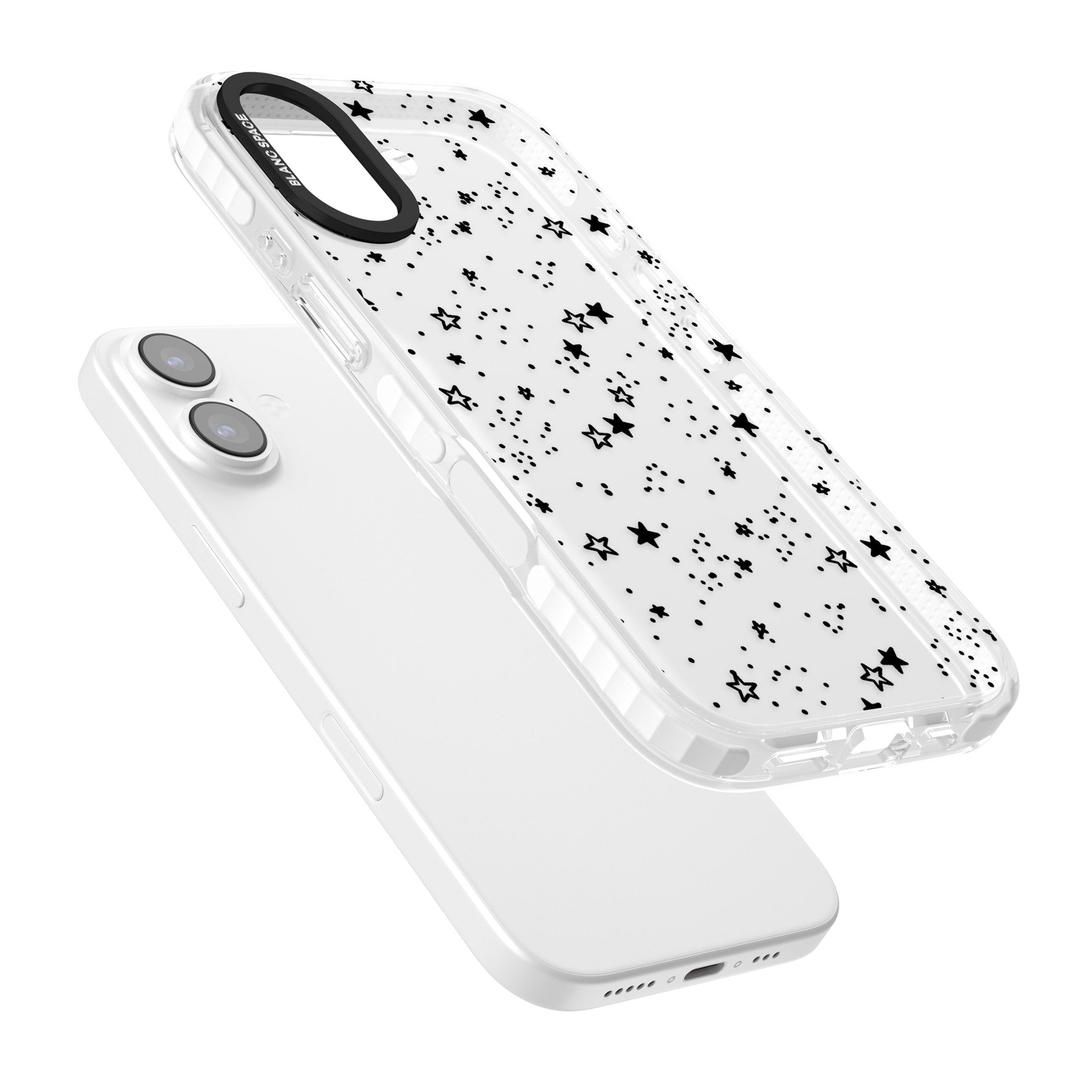 Midnight Stars iPhone 17 Impact Clear Phone Case Colours
