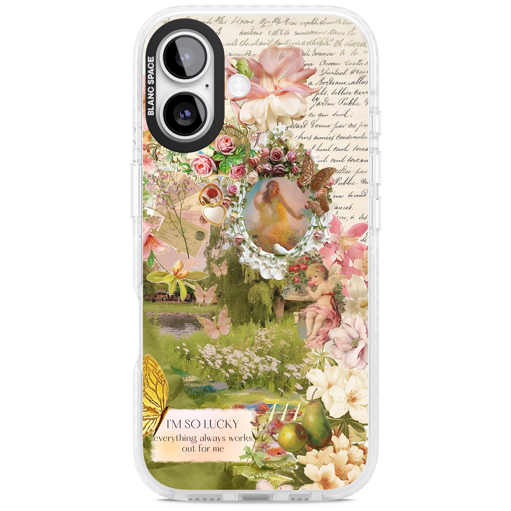 Nature in Pink iPhone 17 Impact Clear Phone Case