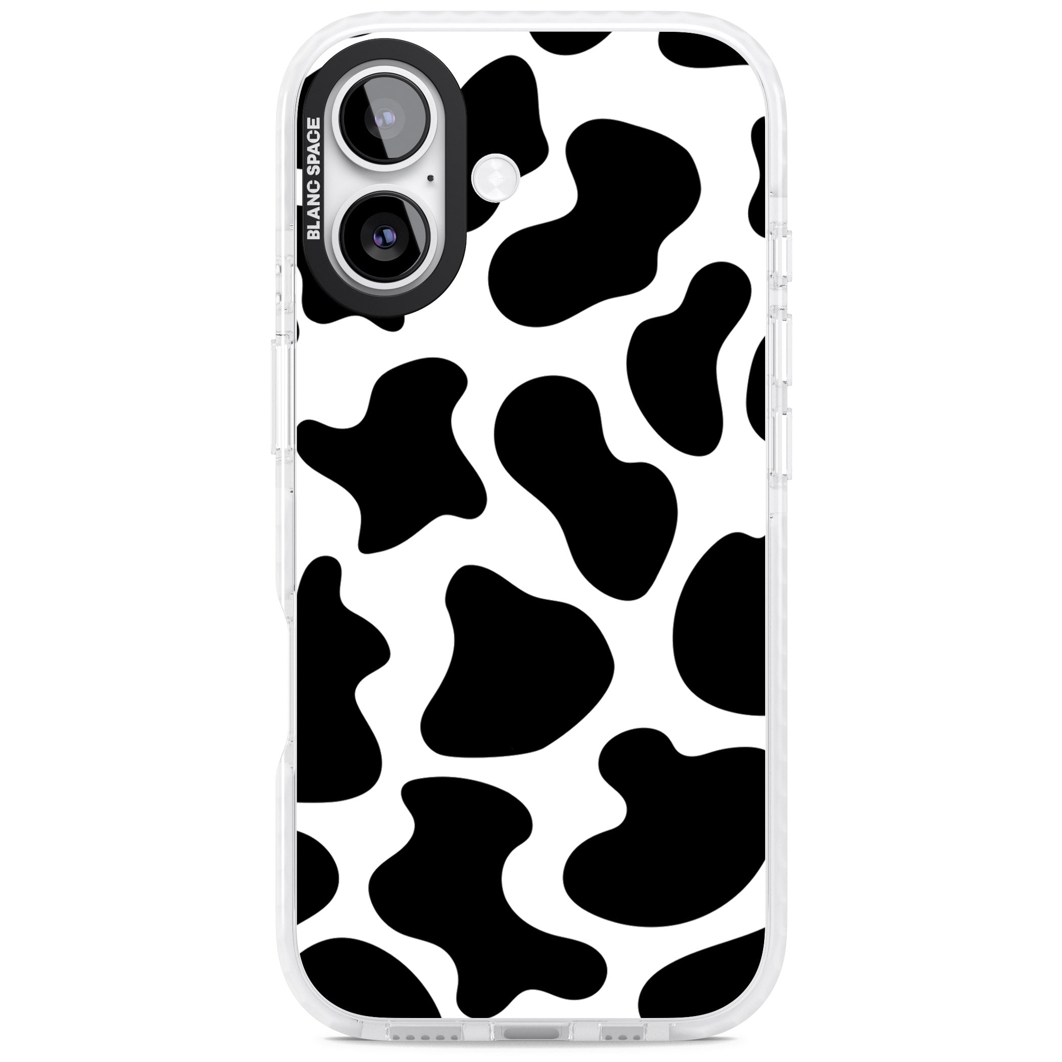 Cow Print iPhone 17 Impact Clear Phone Case