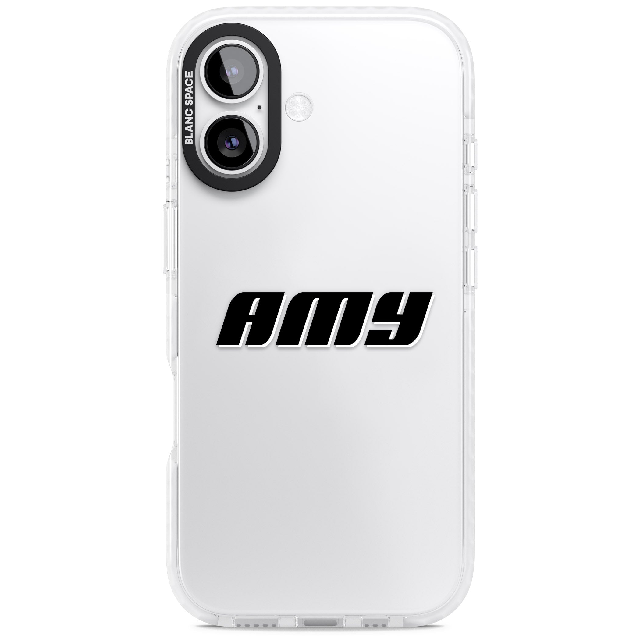Personalised Bold Name iPhone 17 Impact Clear Phone Case